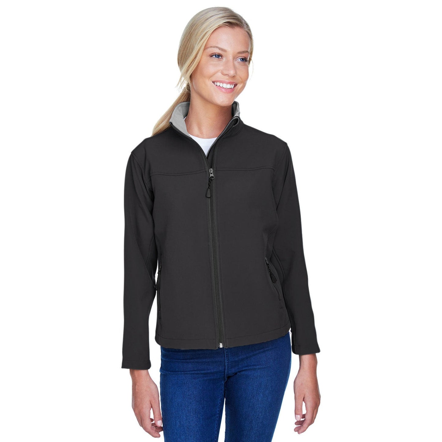 Black Jackets | Stylish Soft Shell - Devon & Jones - Water-Resistant