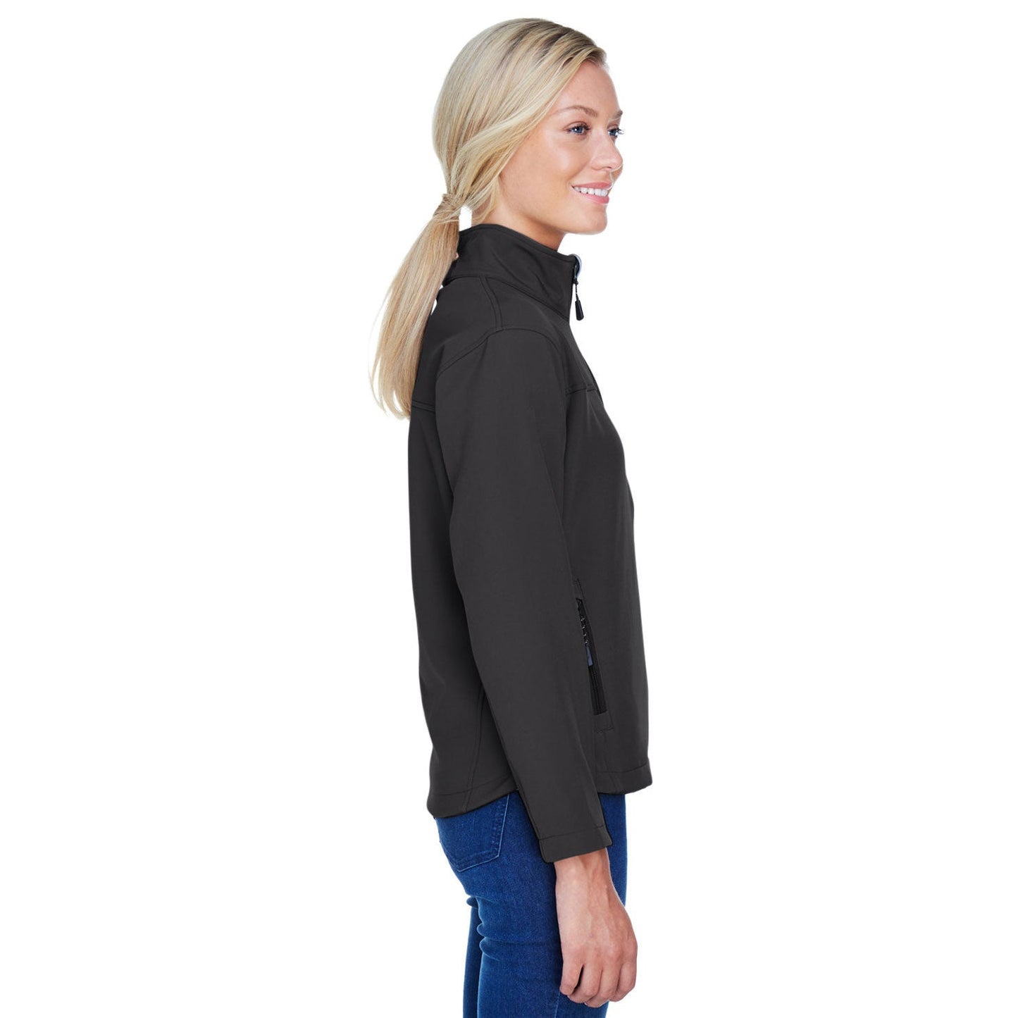 Black Jackets | Stylish Soft Shell - Devon & Jones - Water-Resistant