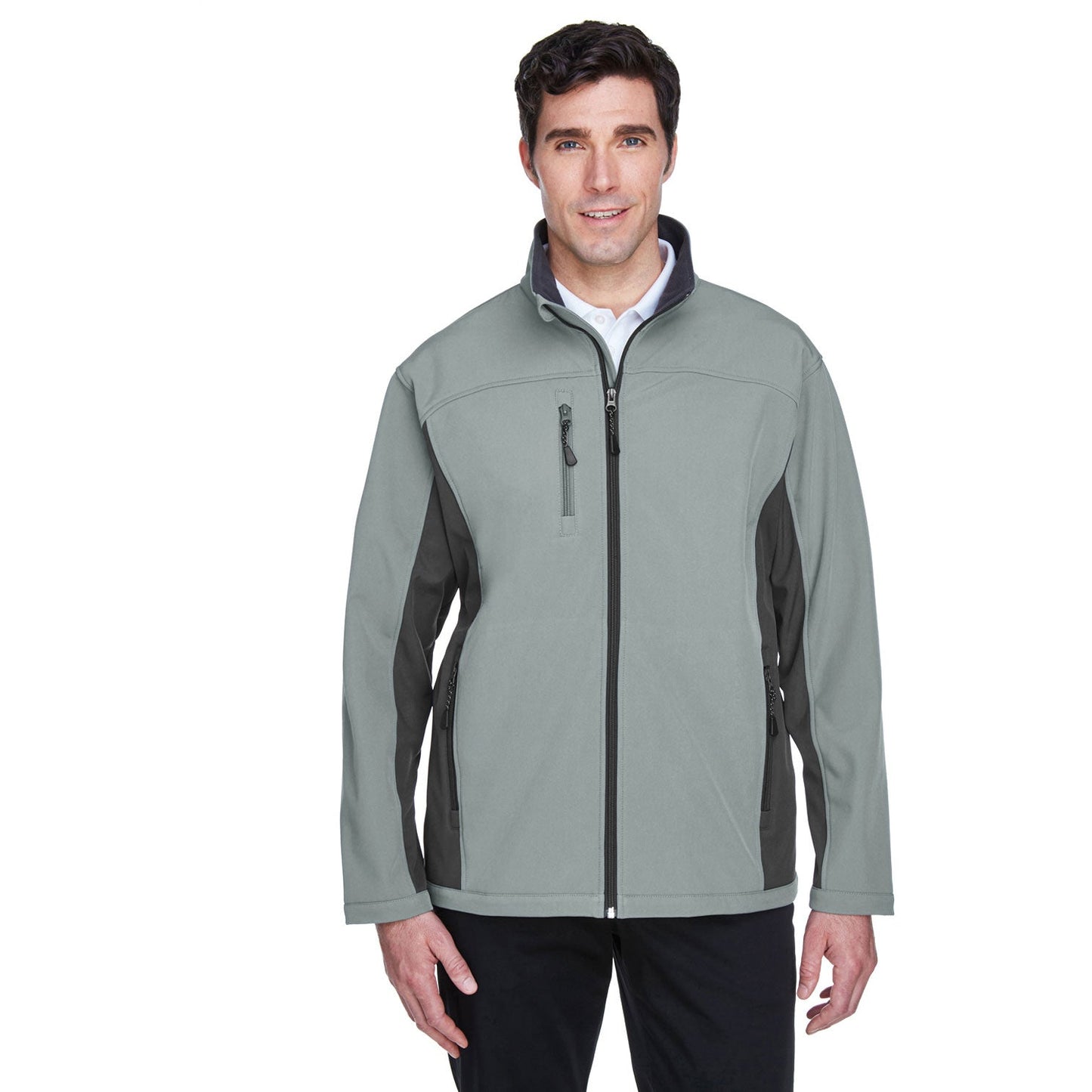 Black Soft Shell Jacket - Devon & Jones - Waterproof Design
