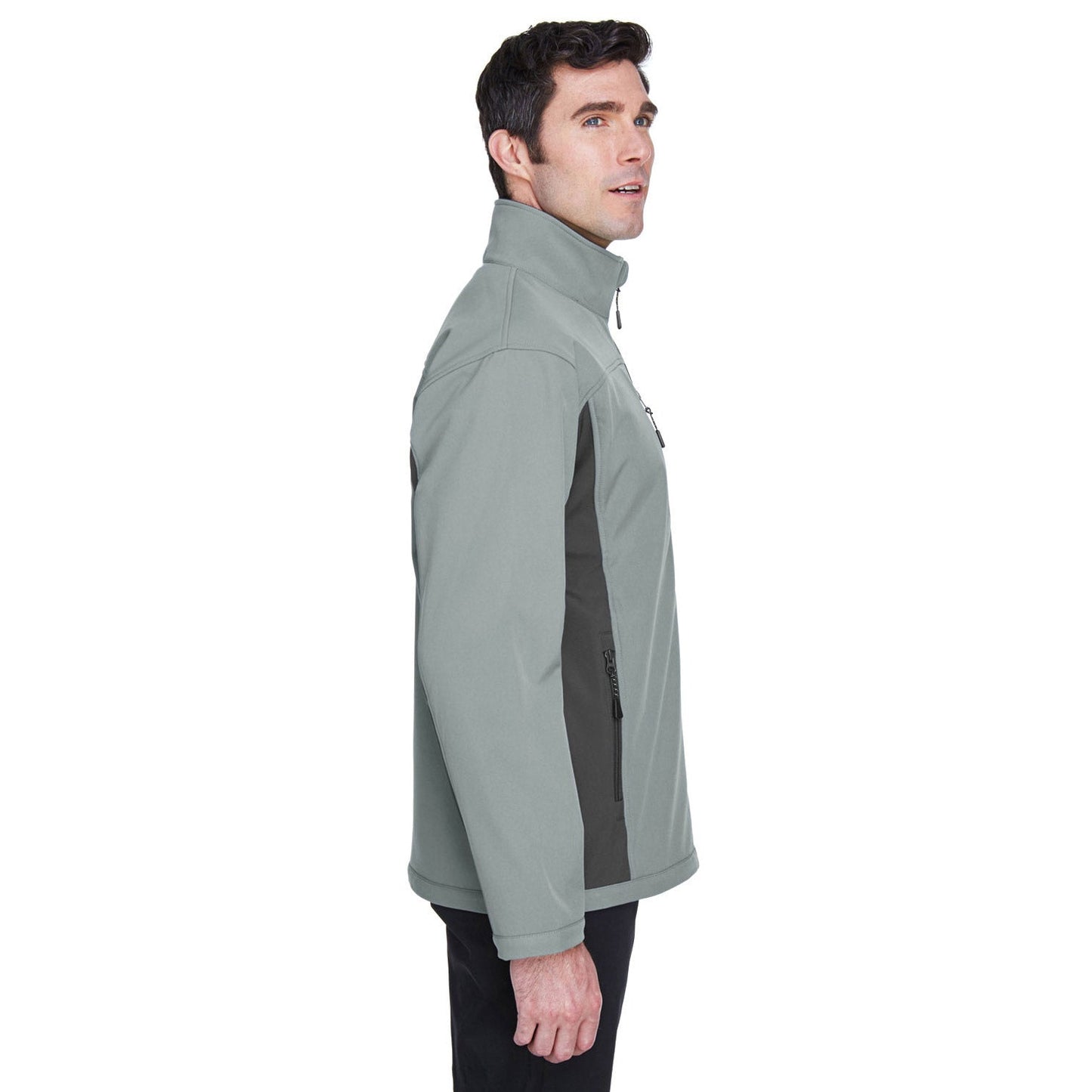 Black Soft Shell Jacket - Devon & Jones - Waterproof Design