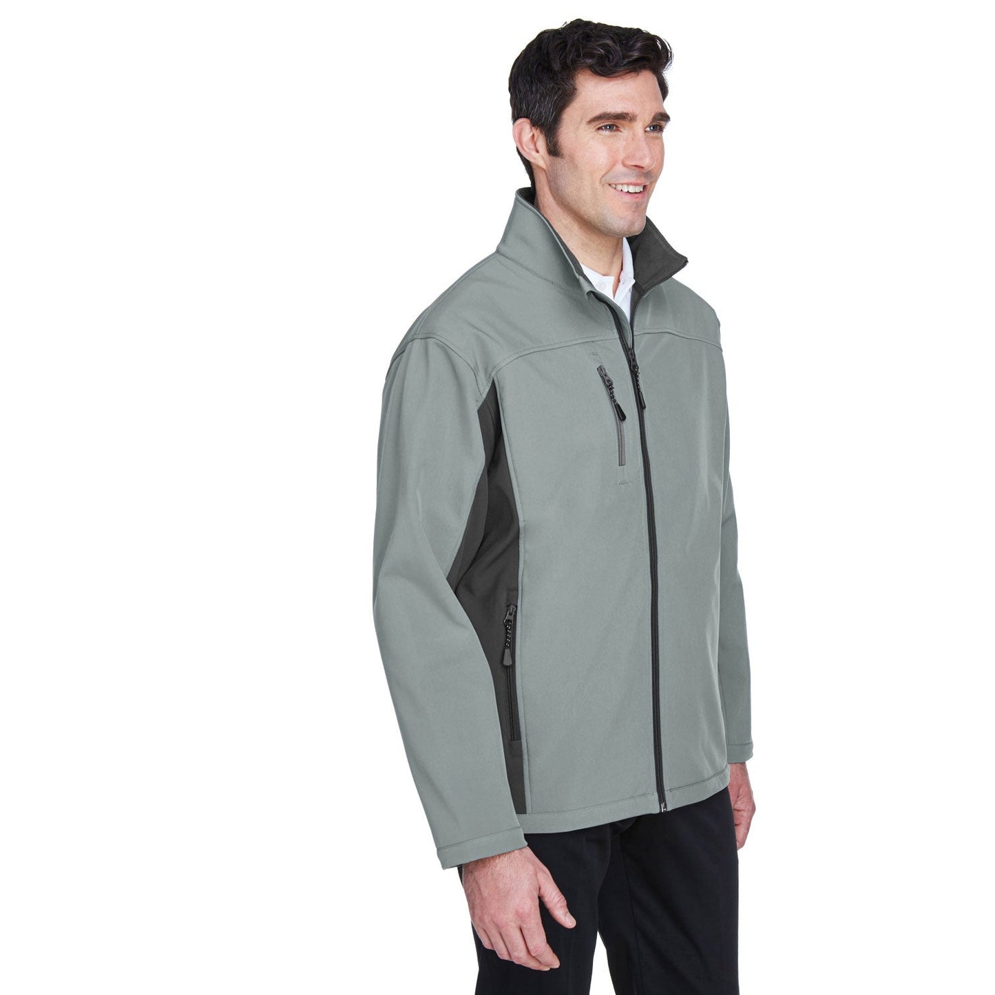 Black Soft Shell Jacket - Devon & Jones - Waterproof Design