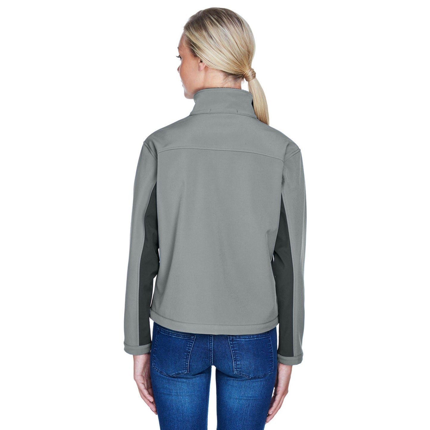 Black/Dark Charcoal Jacket - Devon & Jones - Soft Shell