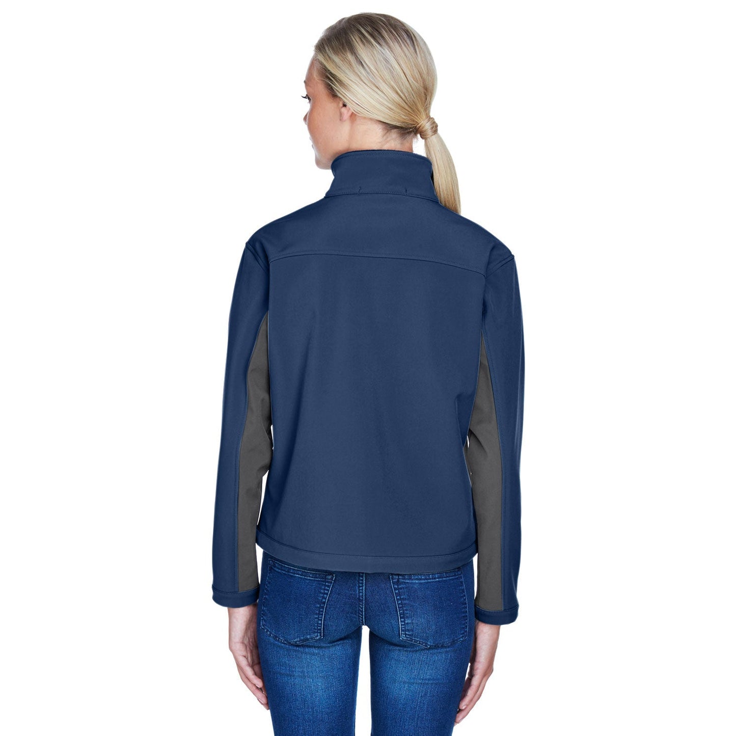 Black/Dark Charcoal Jacket - Devon & Jones - Soft Shell