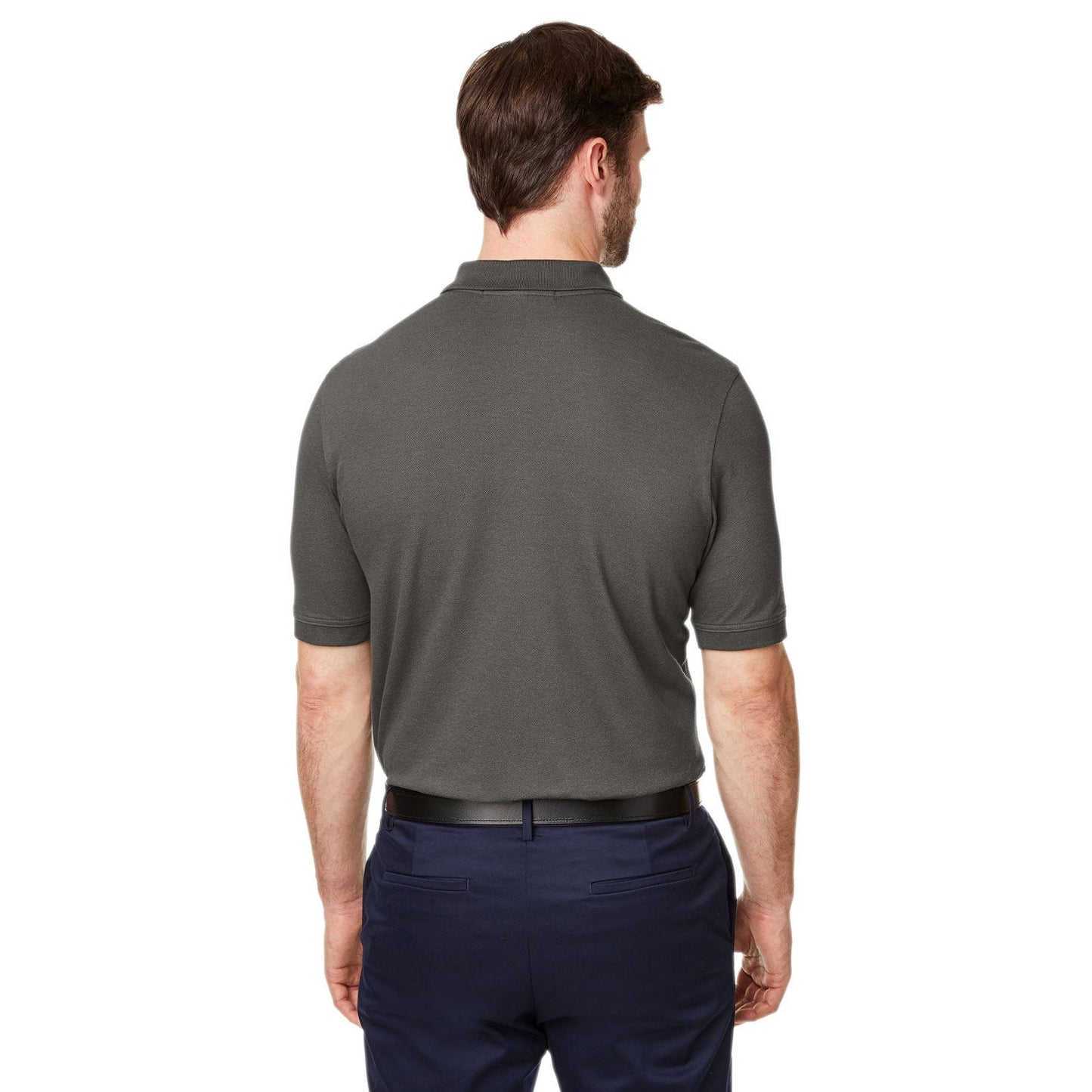 Black Polo Shirt - Devon & Jones - Performance Fabric