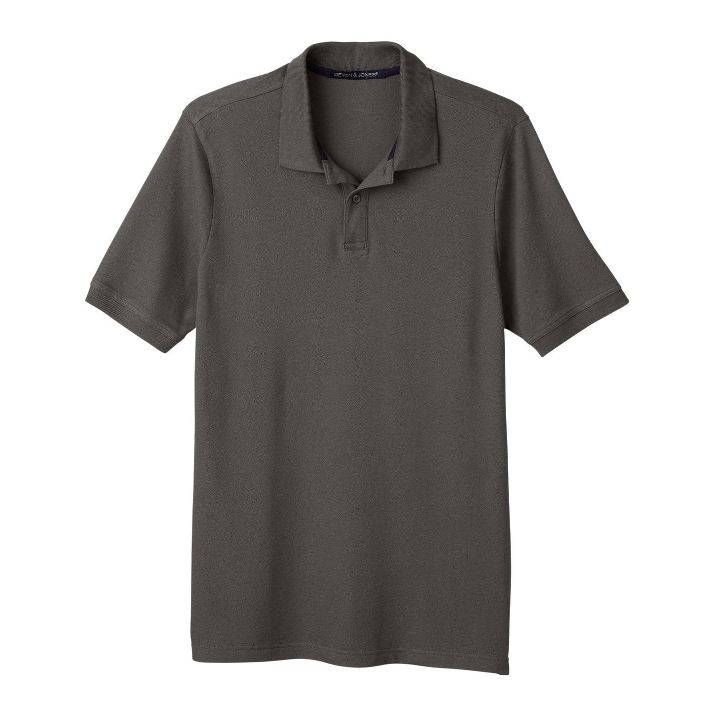 Black Polo Shirt - Devon & Jones - Performance Fabric