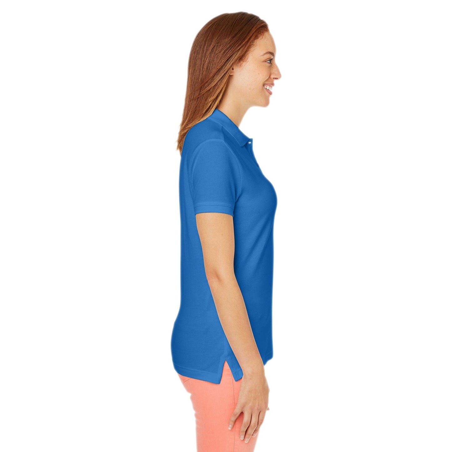 Black Polo Shirt - Devon & Jones - Moisture-Wicking