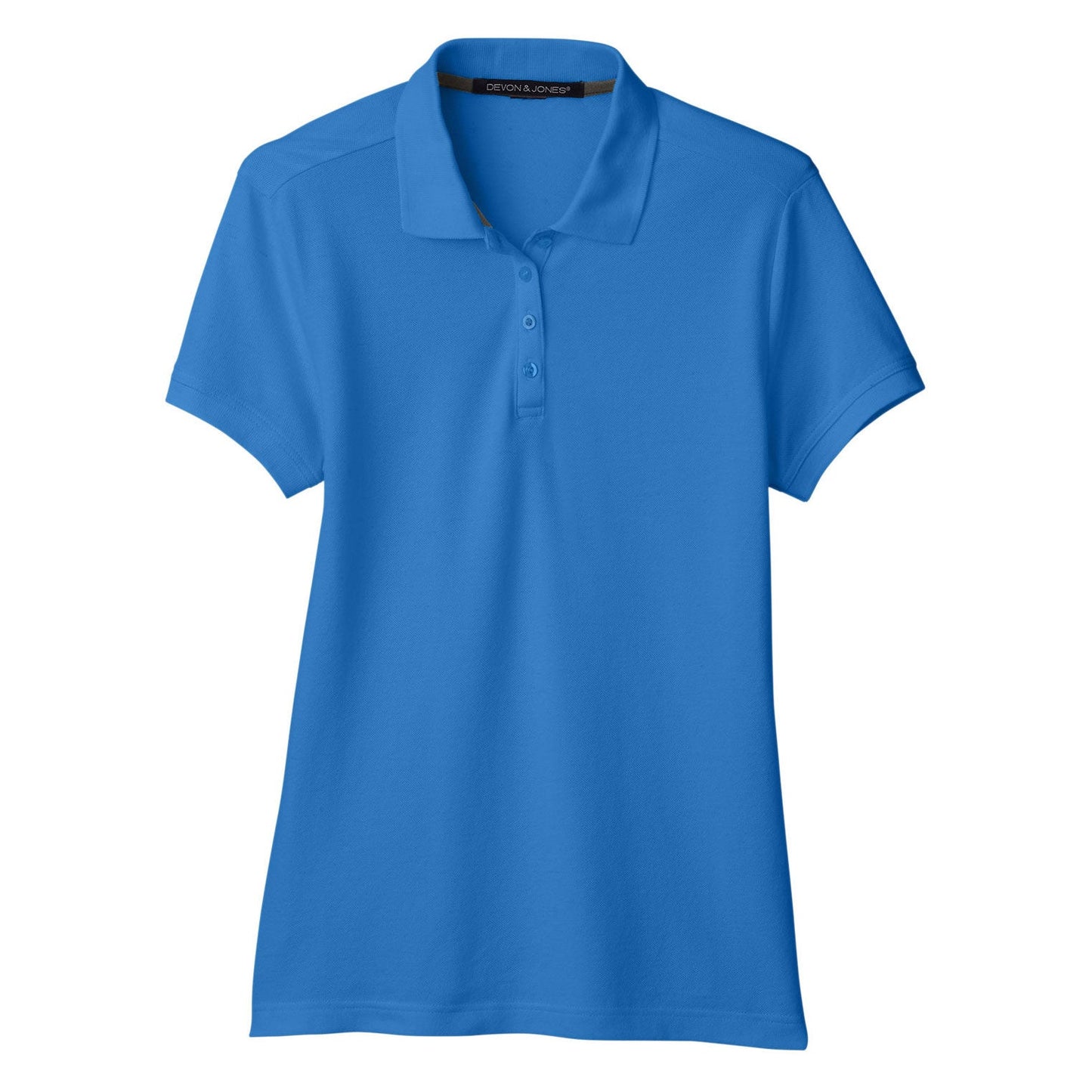 Black Polo Shirt - Devon & Jones - Moisture-Wicking