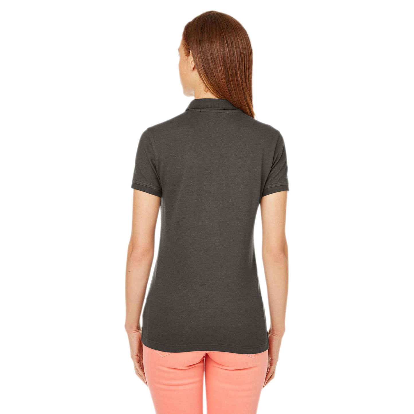 Black Polo Shirt - Devon & Jones - Moisture-Wicking
