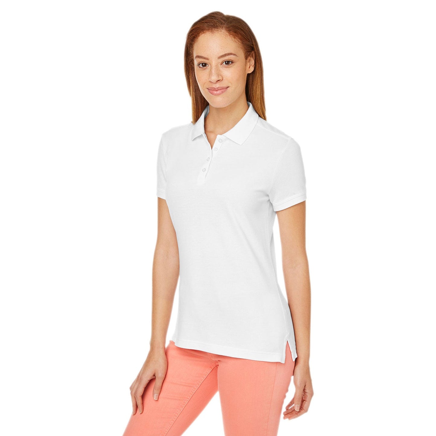 Black Polo Shirt - Devon & Jones - Moisture-Wicking