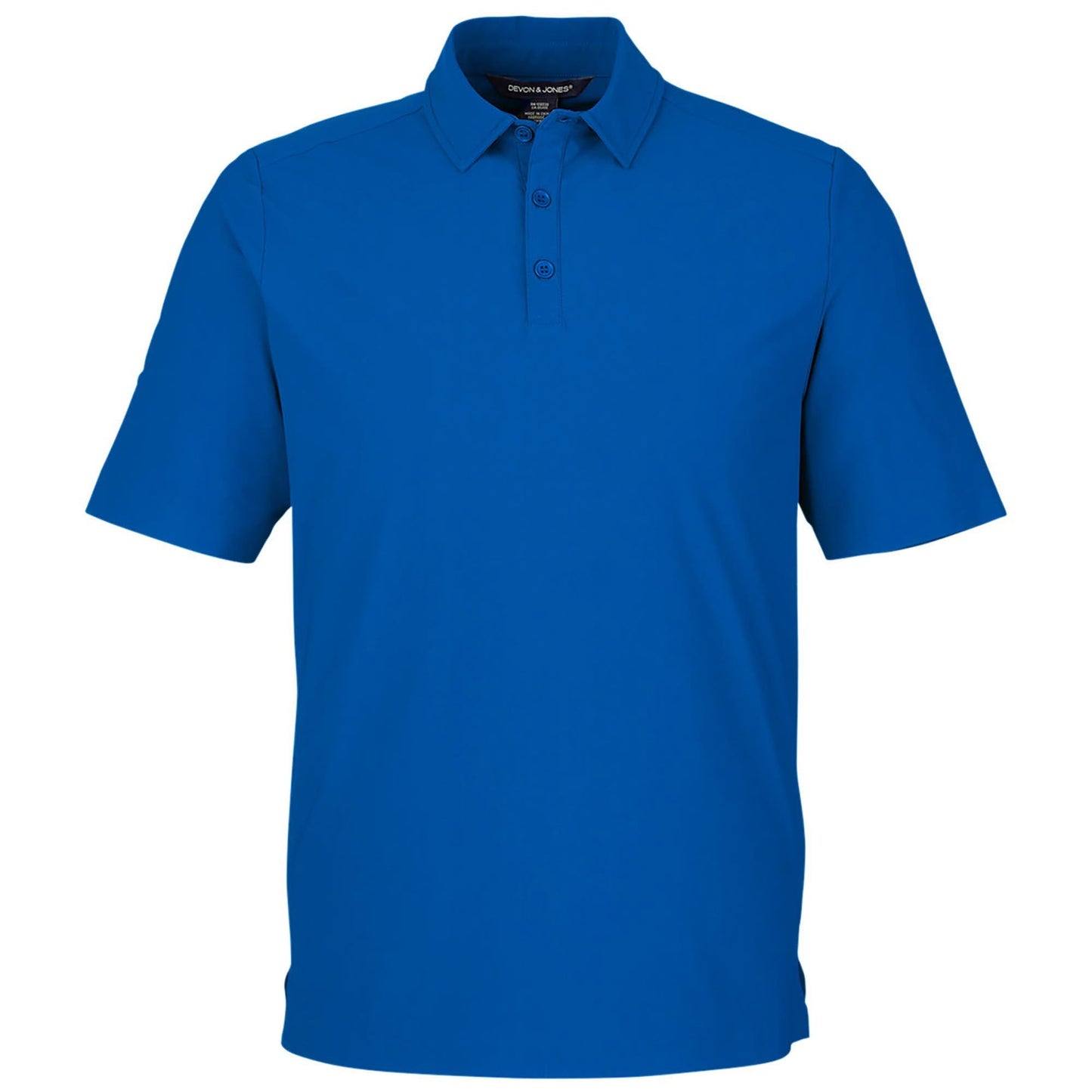 Black Polo Shirt - Devon & Jones - Performance Fabric