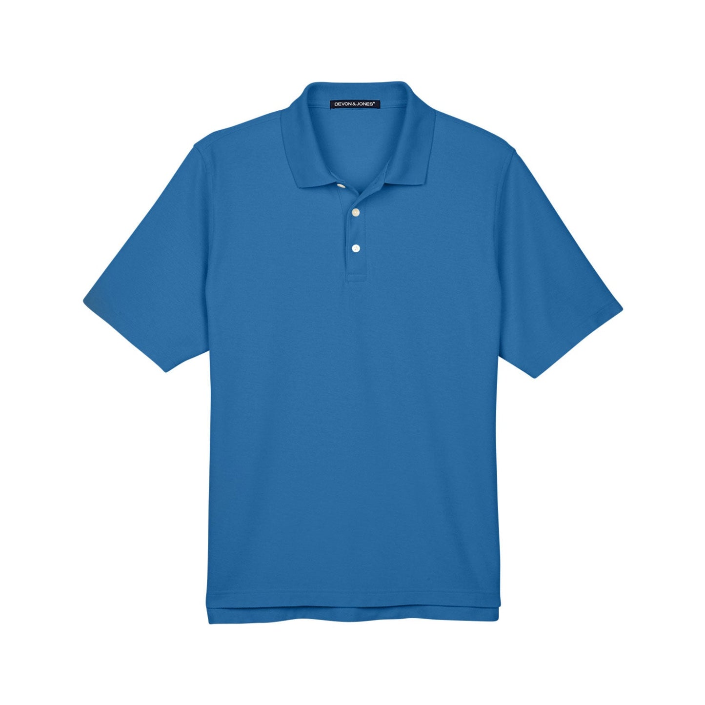 Black Polo Shirt - Devon & Jones - Performance Cotton