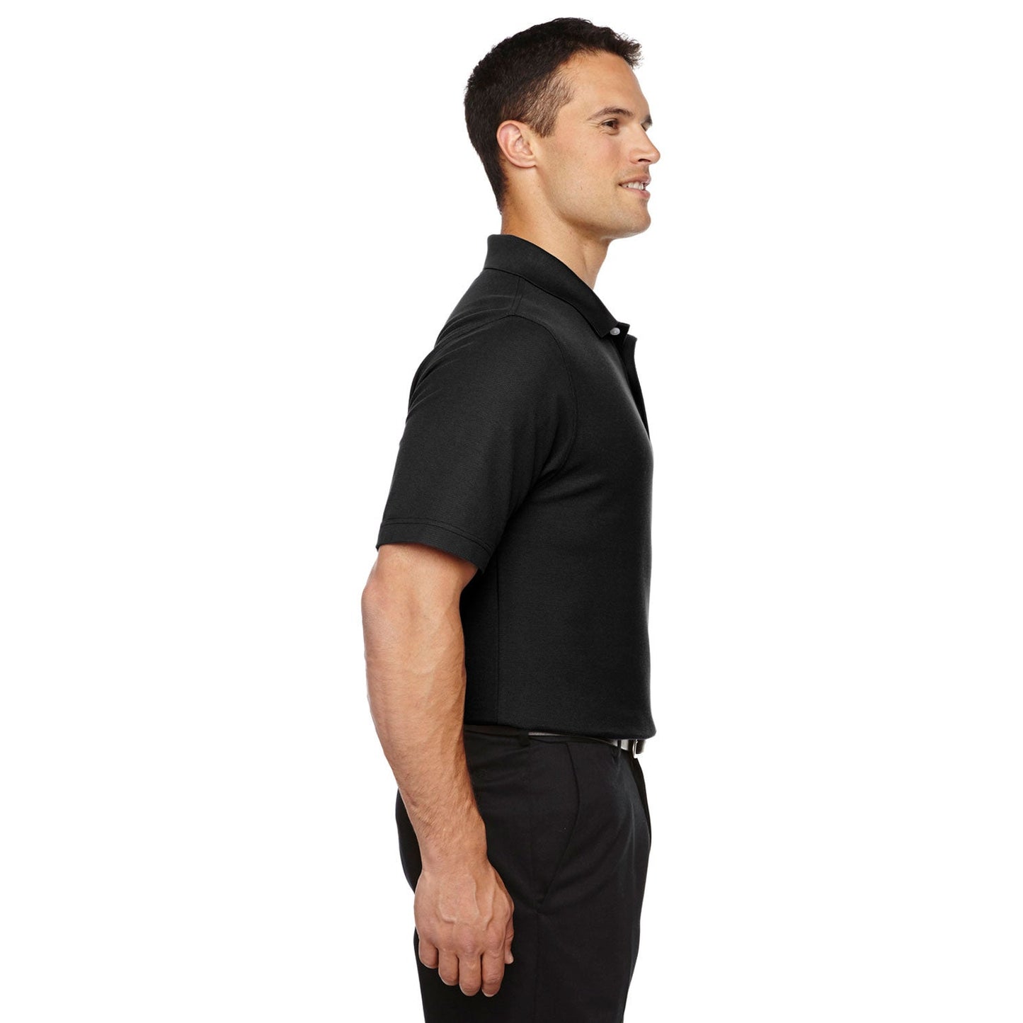 Black Polo Shirts - Devon & Jones - Performance Fit