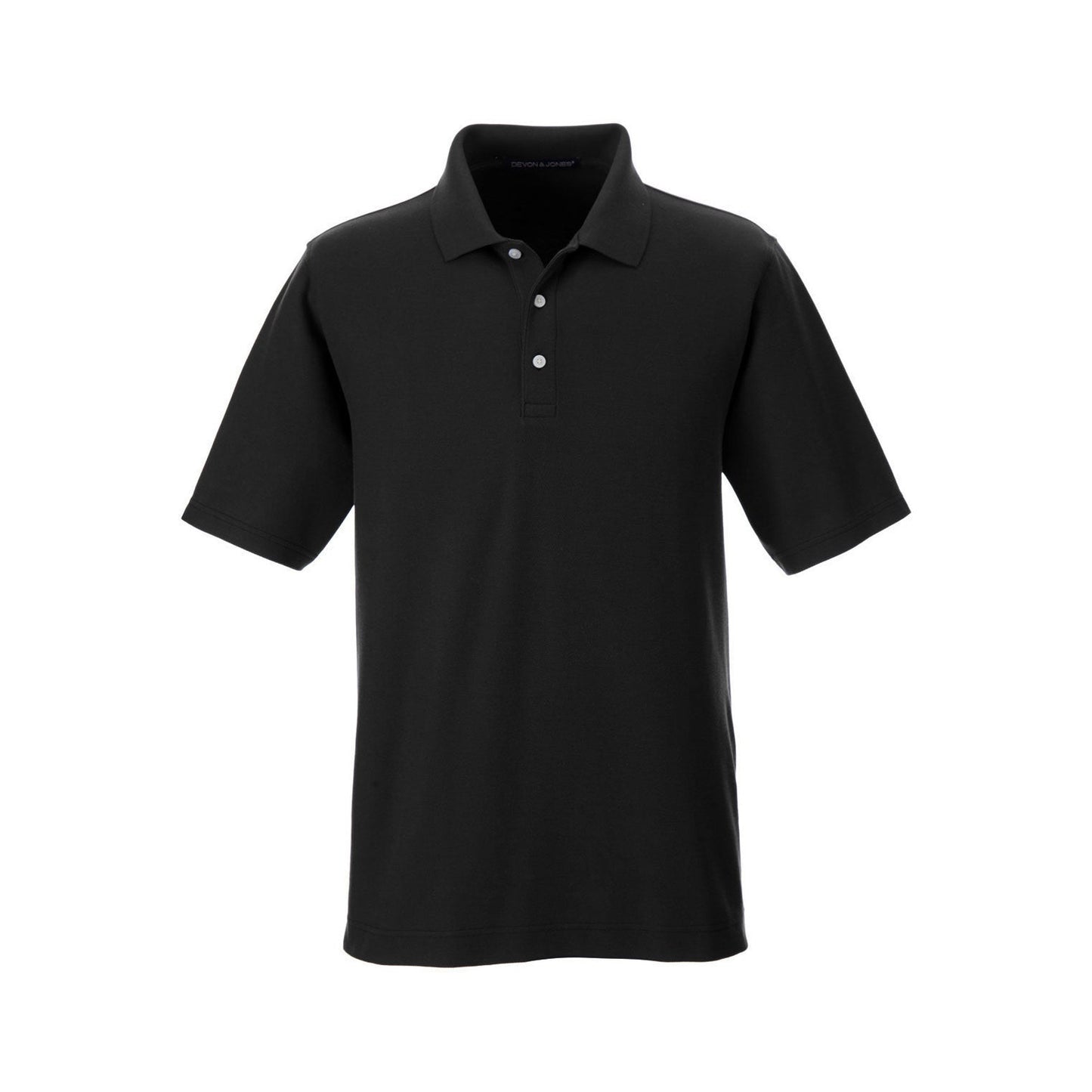 Black Polo Shirts - Devon & Jones - Performance Fit