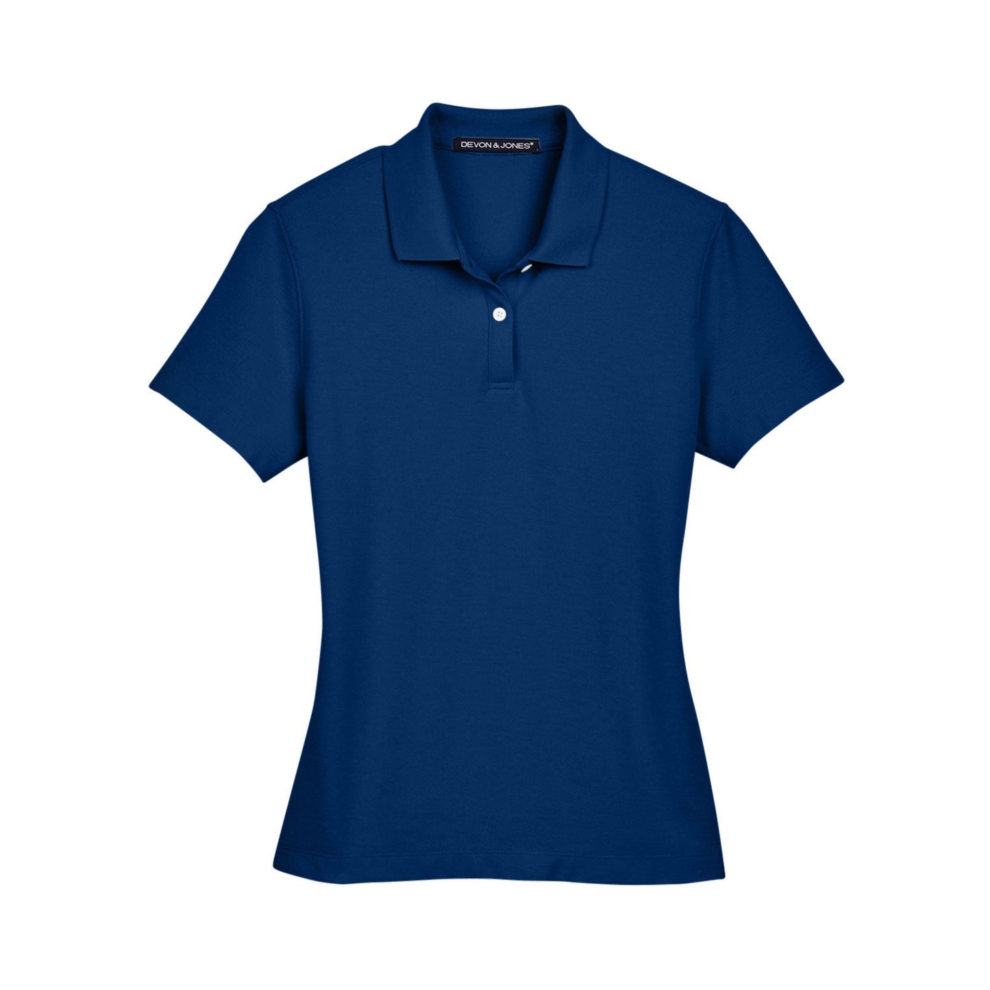 Black Polo Shirt - Devon & Jones - Performance Fabric