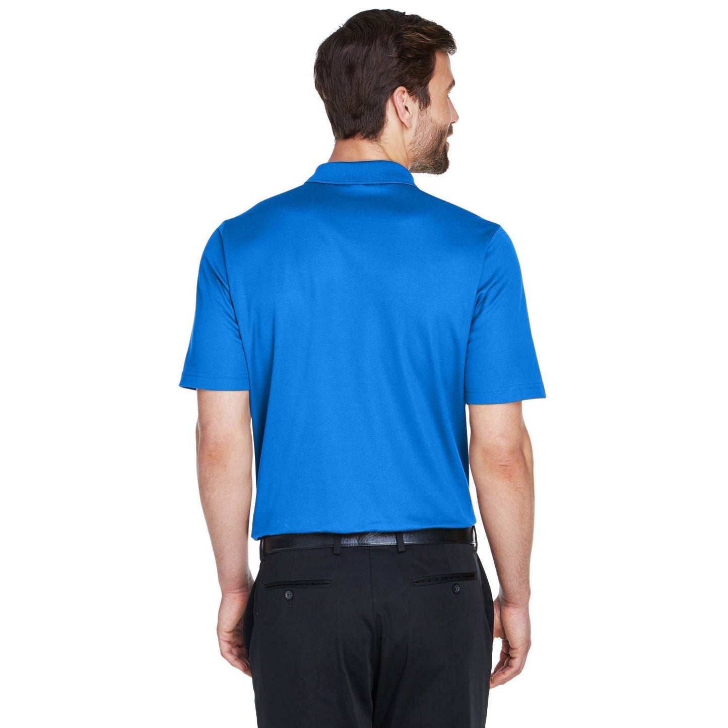 Black Polo Shirts - Devon & Jones - Performance Fabric