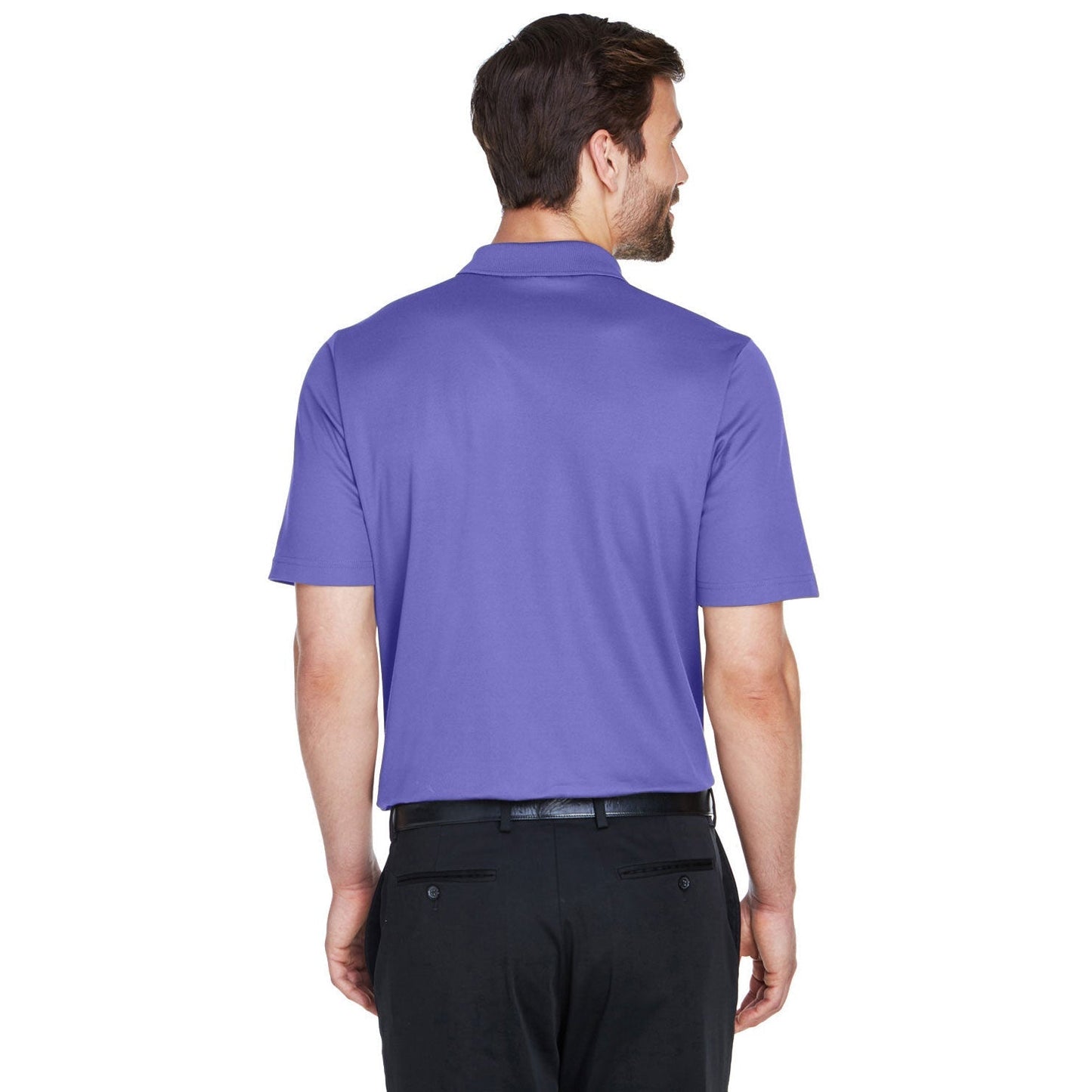 Black Polo Shirts - Devon & Jones - Performance Fabric