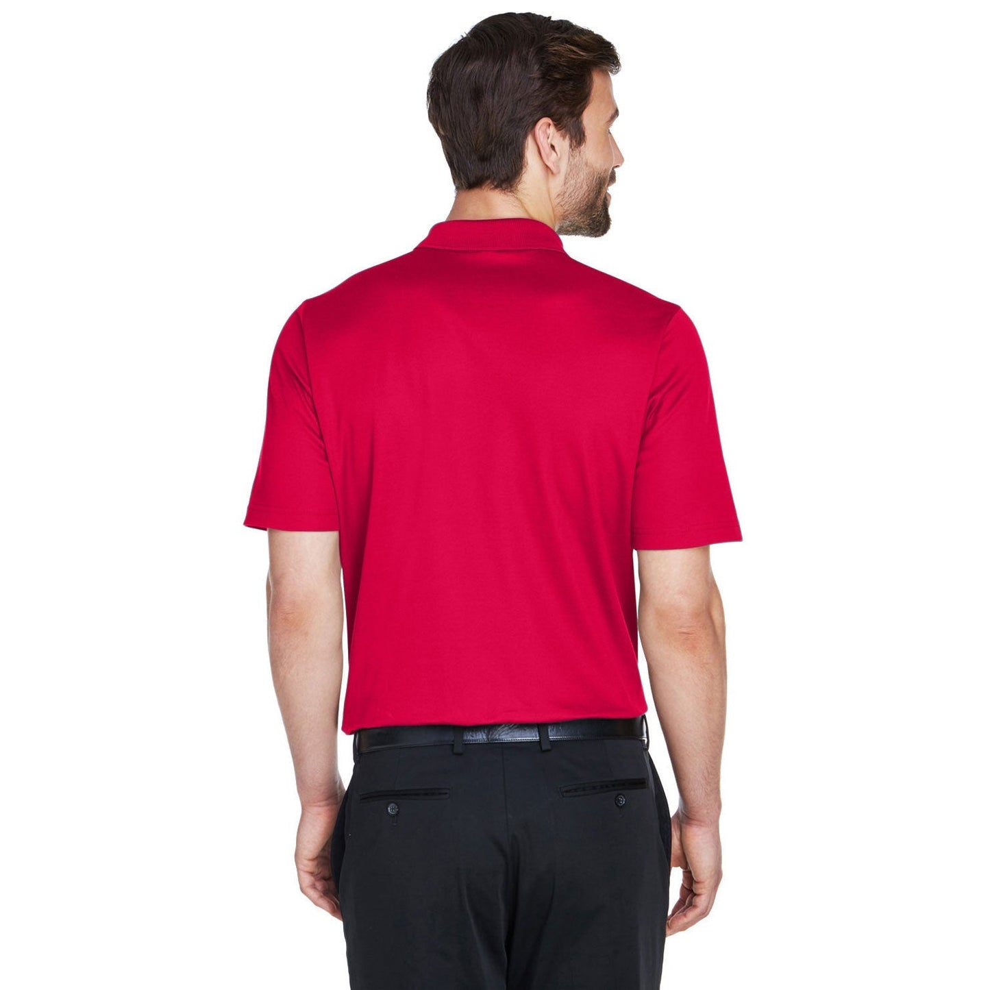 Black Polo Shirts - Devon & Jones - Performance Fabric