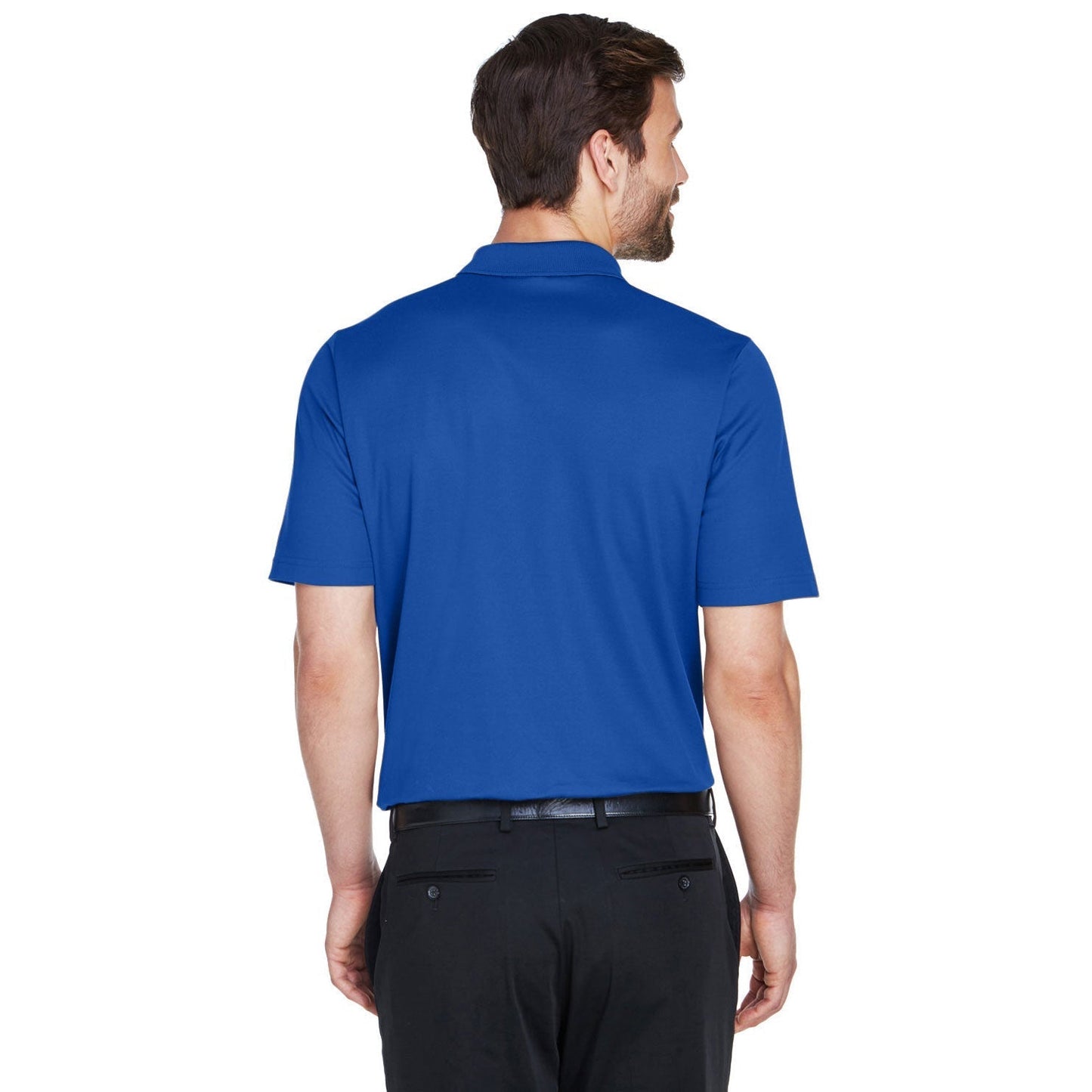 Black Polo Shirts - Devon & Jones - Performance Fabric