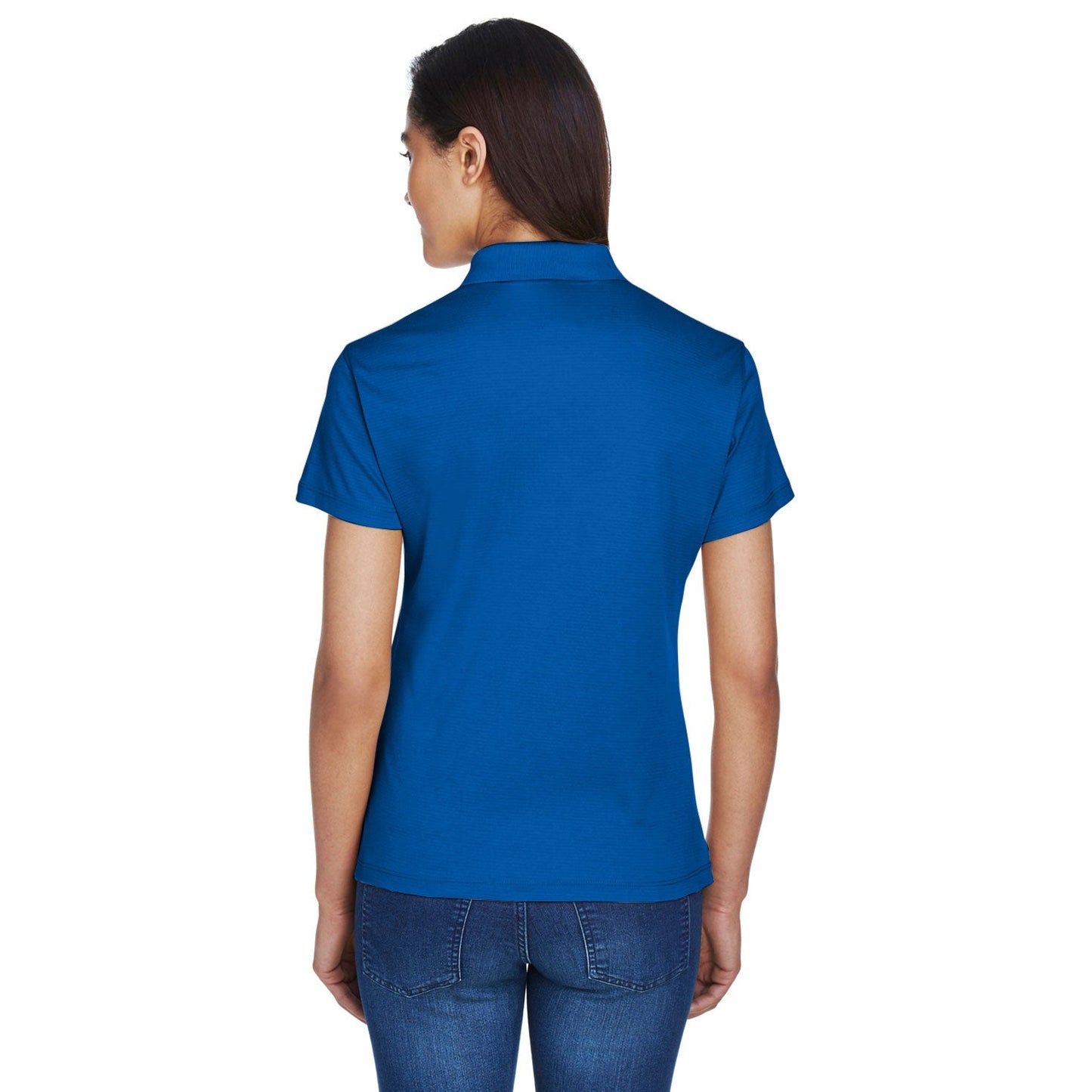 Black Polo Shirt - Devon & Jones - Moisture-Wicking