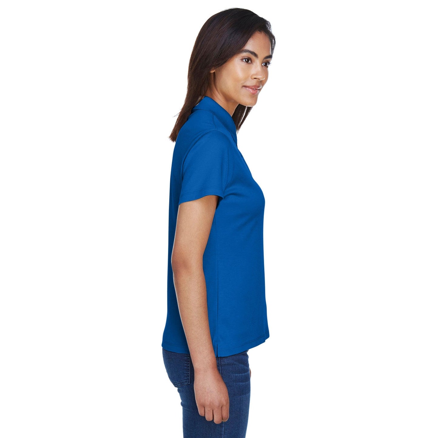 Black Polo Shirt - Devon & Jones - Moisture-Wicking