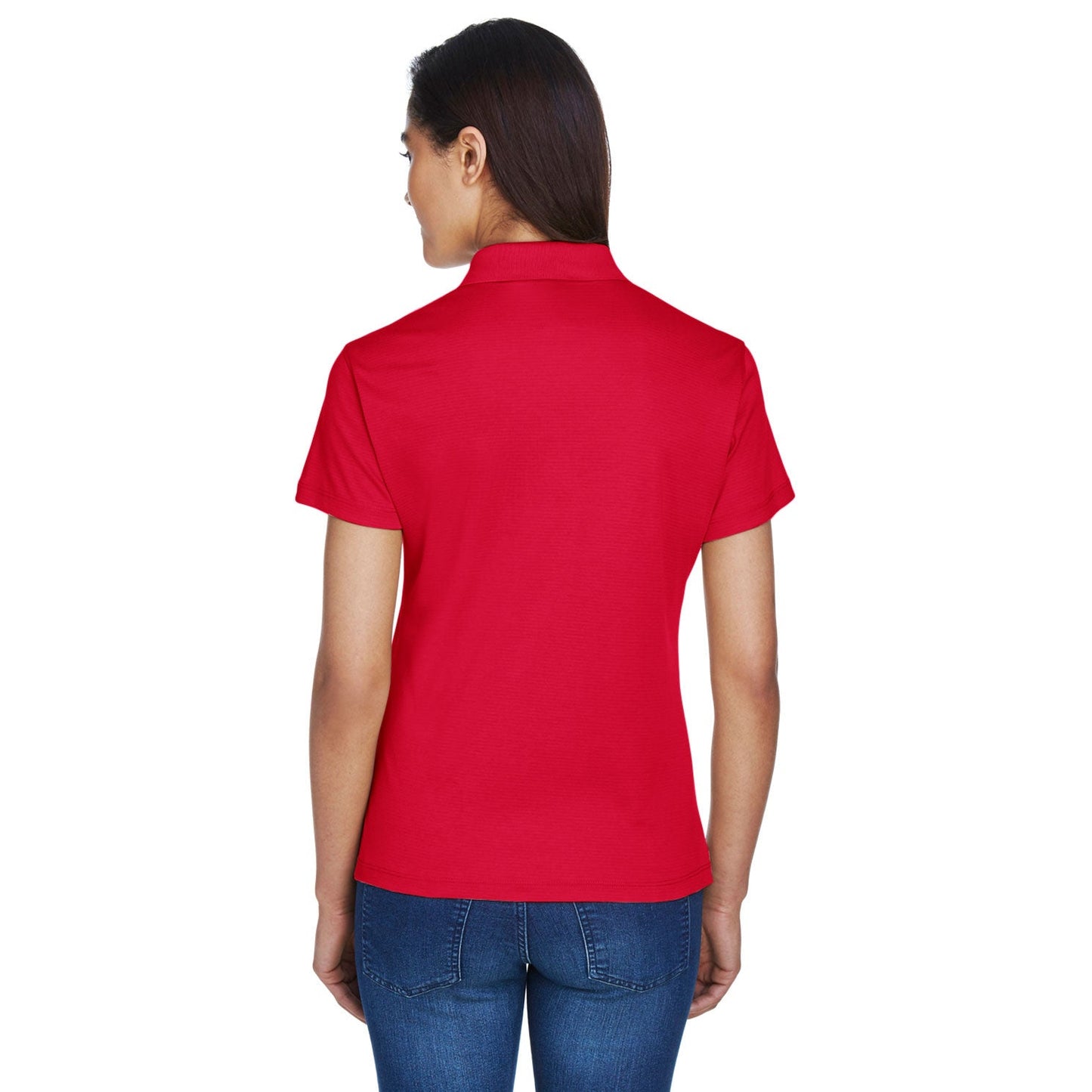 Black Polo Shirt - Devon & Jones - Moisture-Wicking