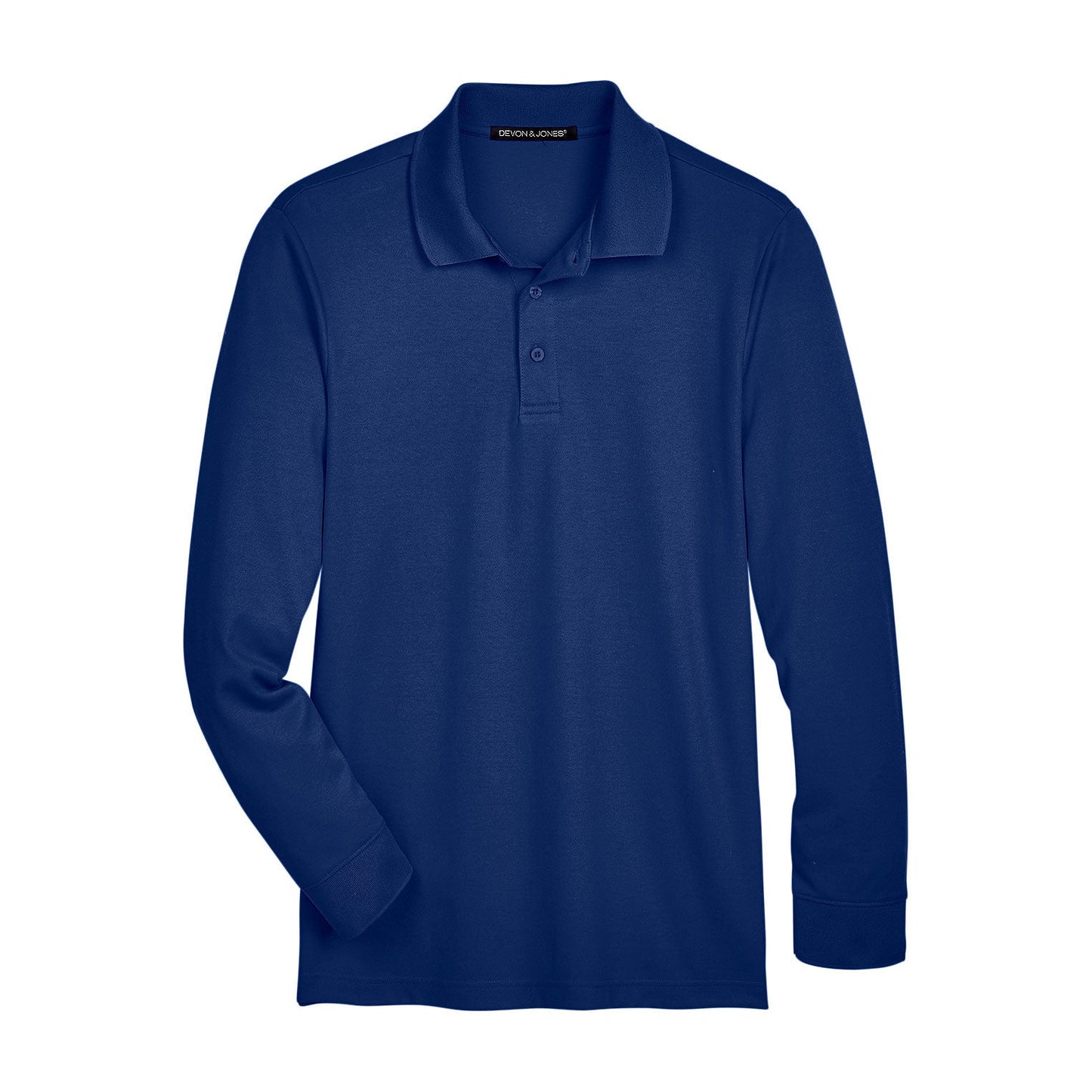 Black Polo Shirt - Devon & Jones - Performance Fabric