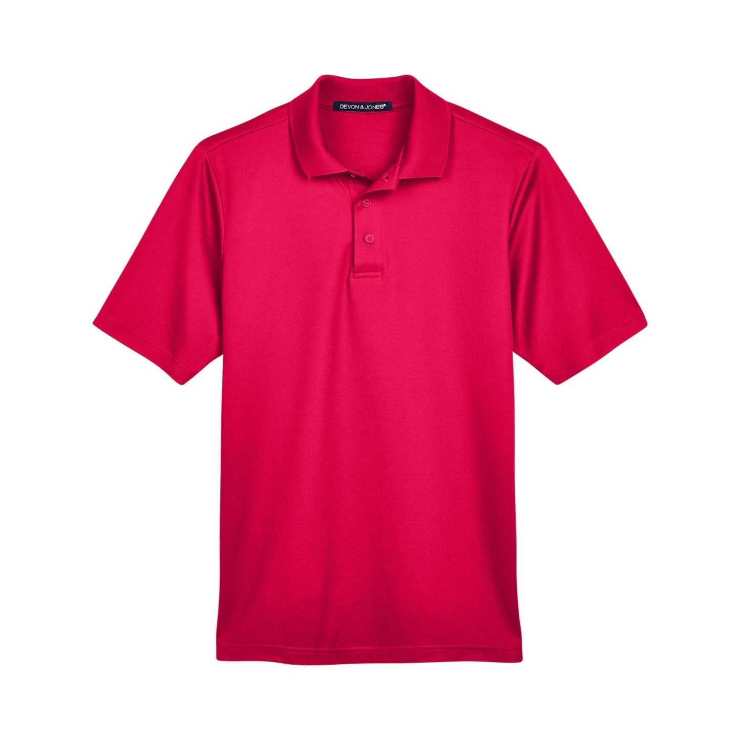 Black Polo Shirt - Devon & Jones - Performance Fabric