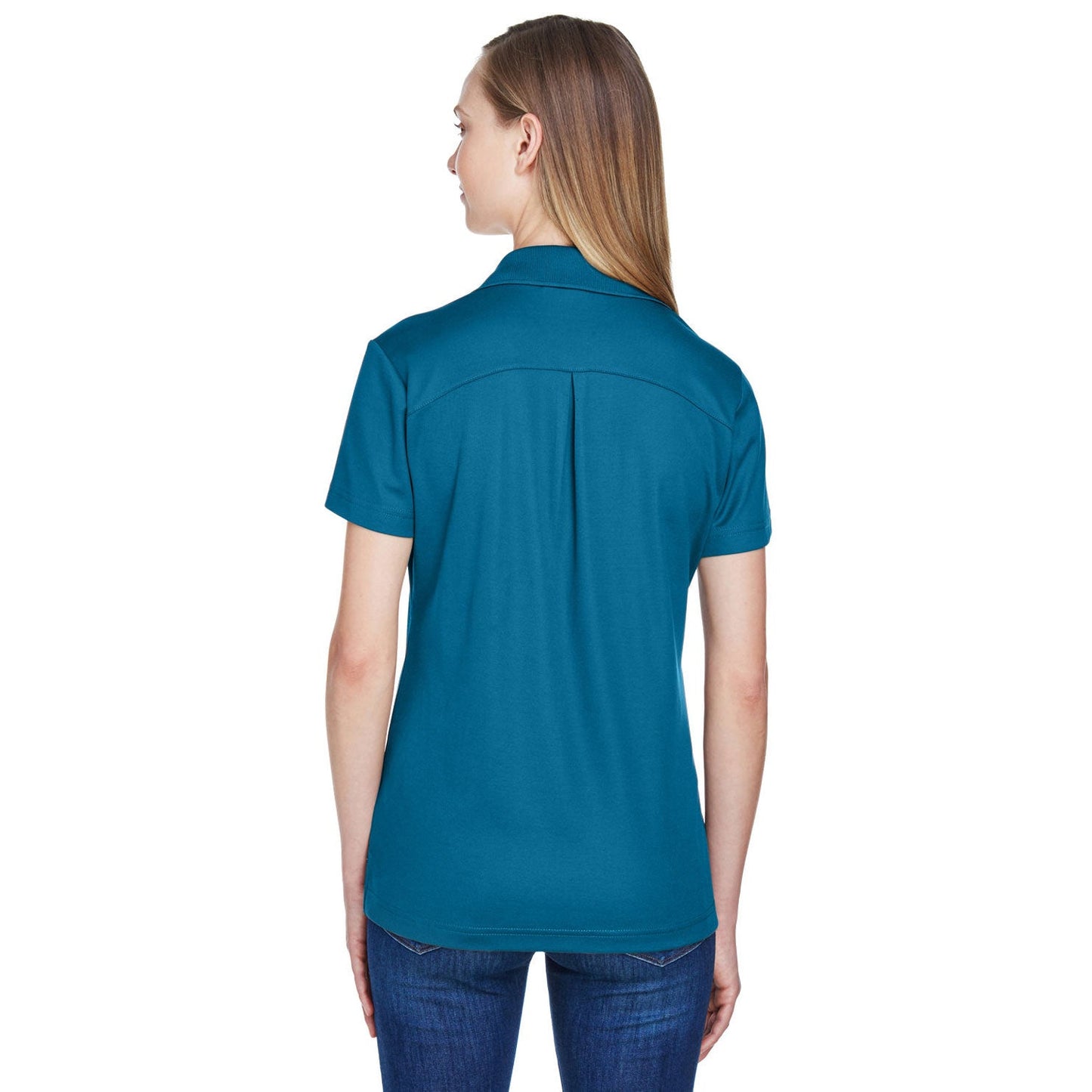 Black Polo Shirt - Devon & Jones - Performance Fabric