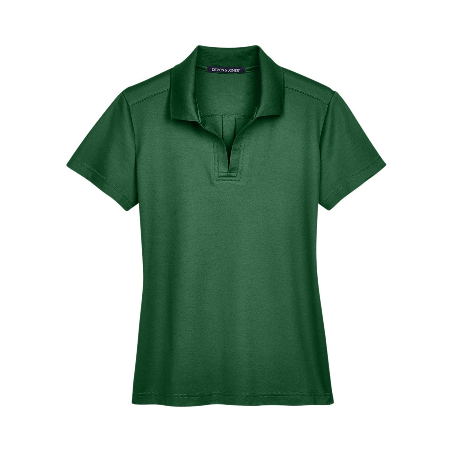 Black Polo Shirt - Devon & Jones - Performance Fabric