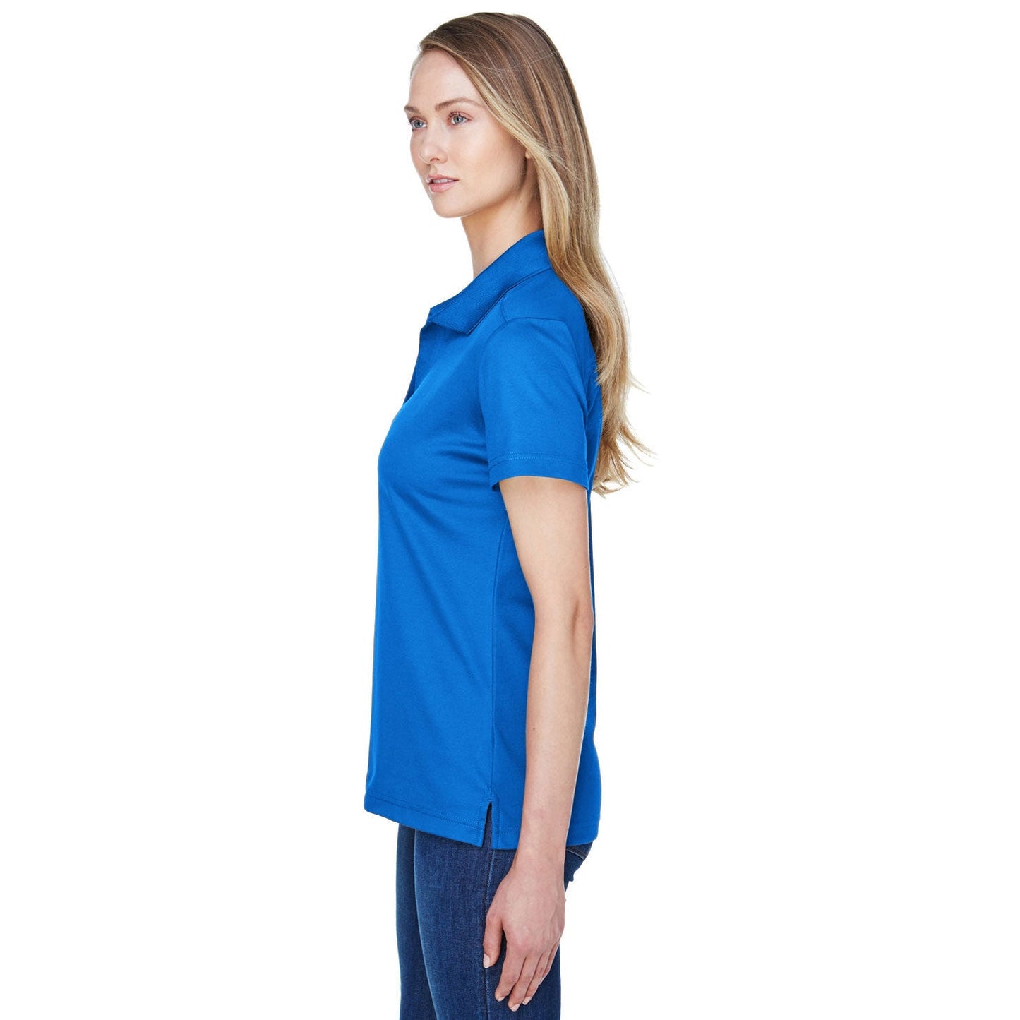 Black Polo Shirt - Devon & Jones - Performance Fabric