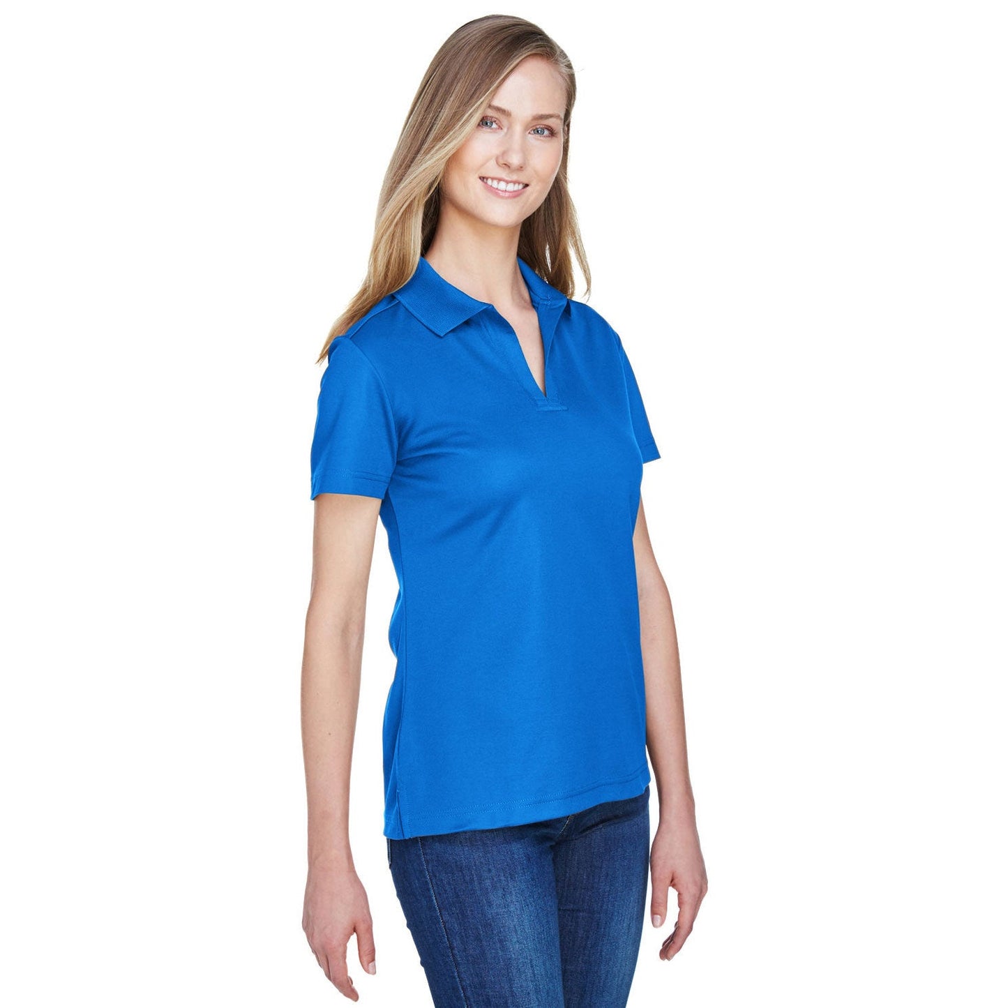 Black Polo Shirt - Devon & Jones - Performance Fabric