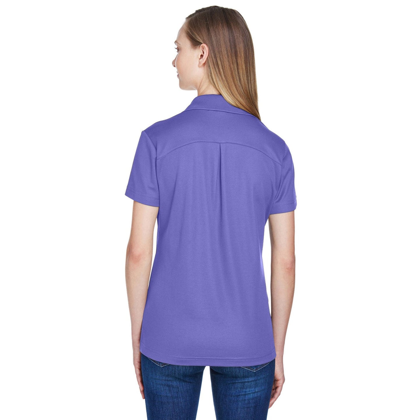 Black Polo Shirt - Devon & Jones - Performance Fabric