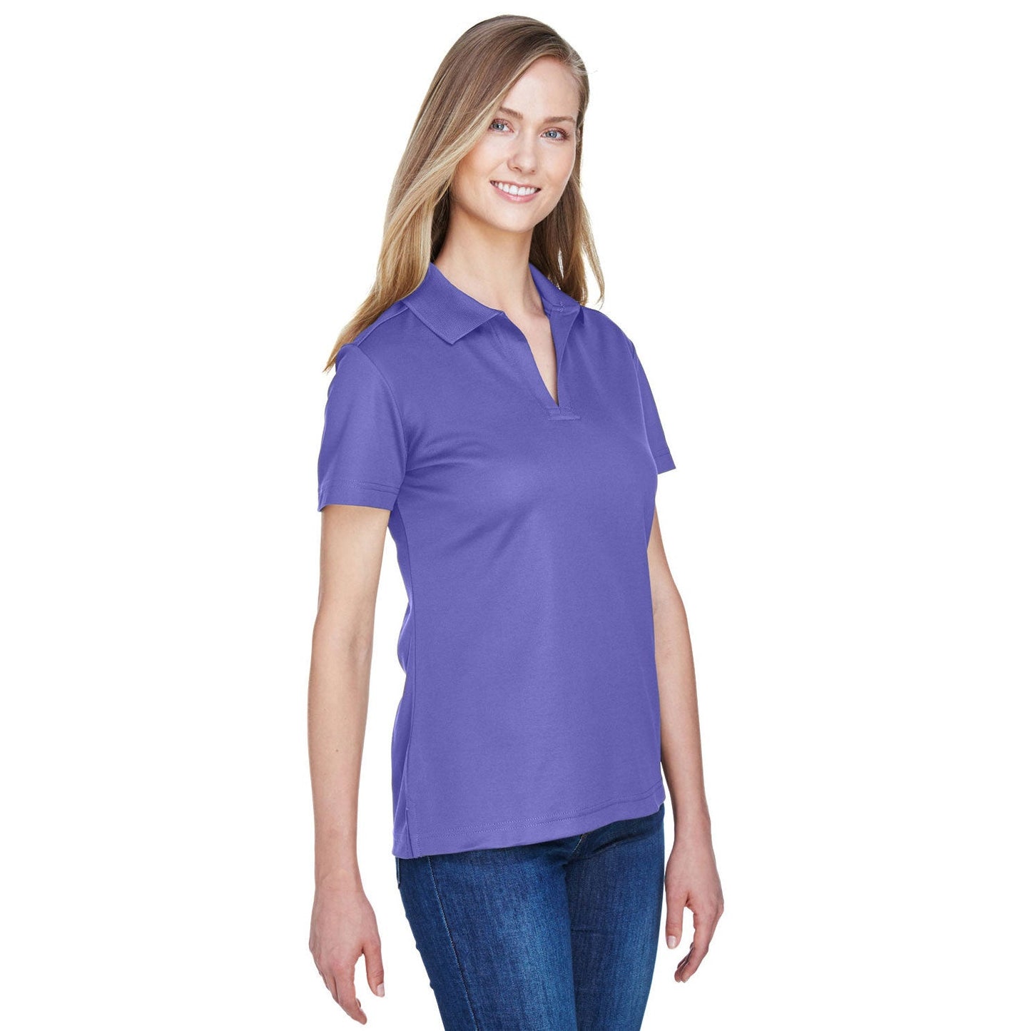 Black Polo Shirt - Devon & Jones - Performance Fabric