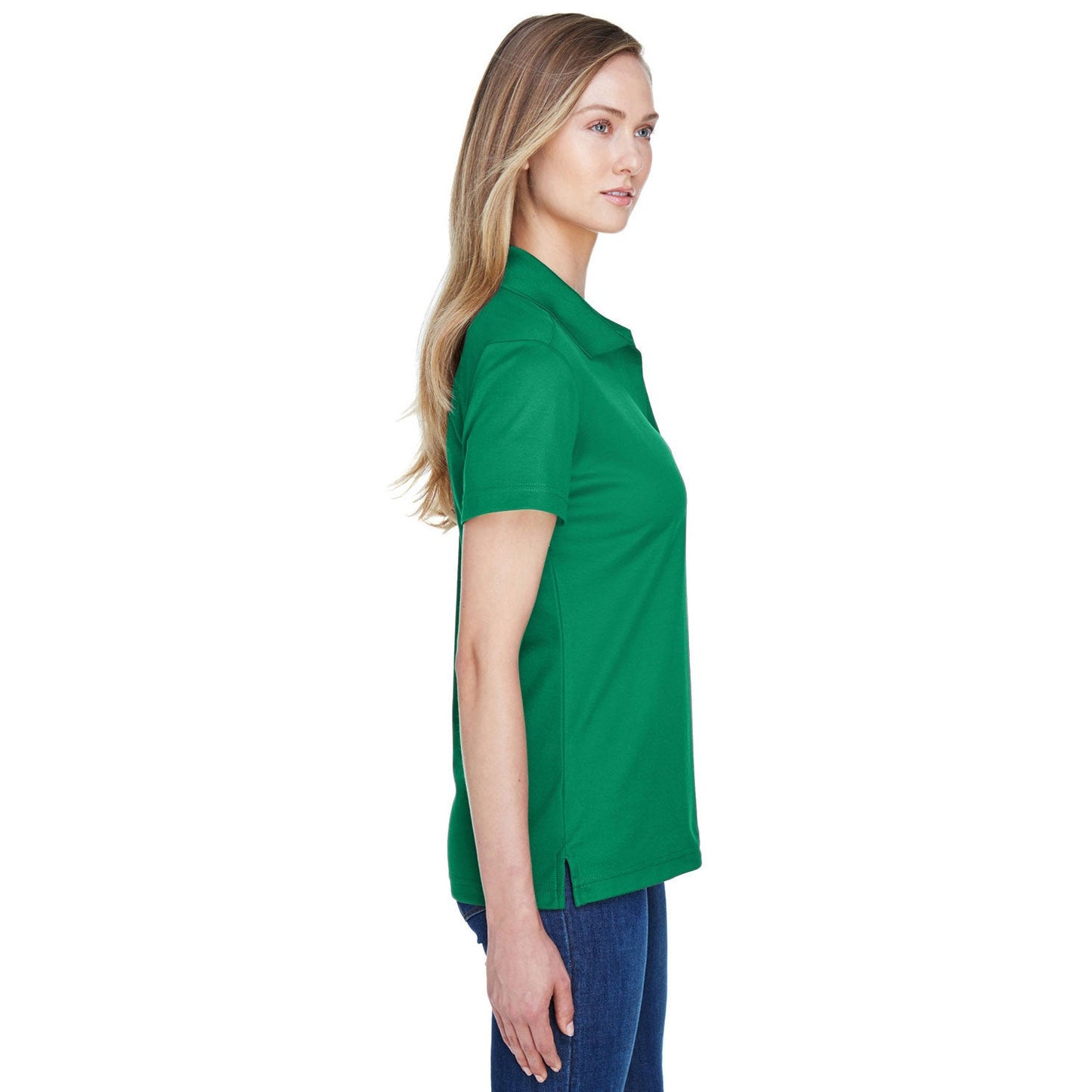 Black Polo Shirt - Devon & Jones - Performance Fabric