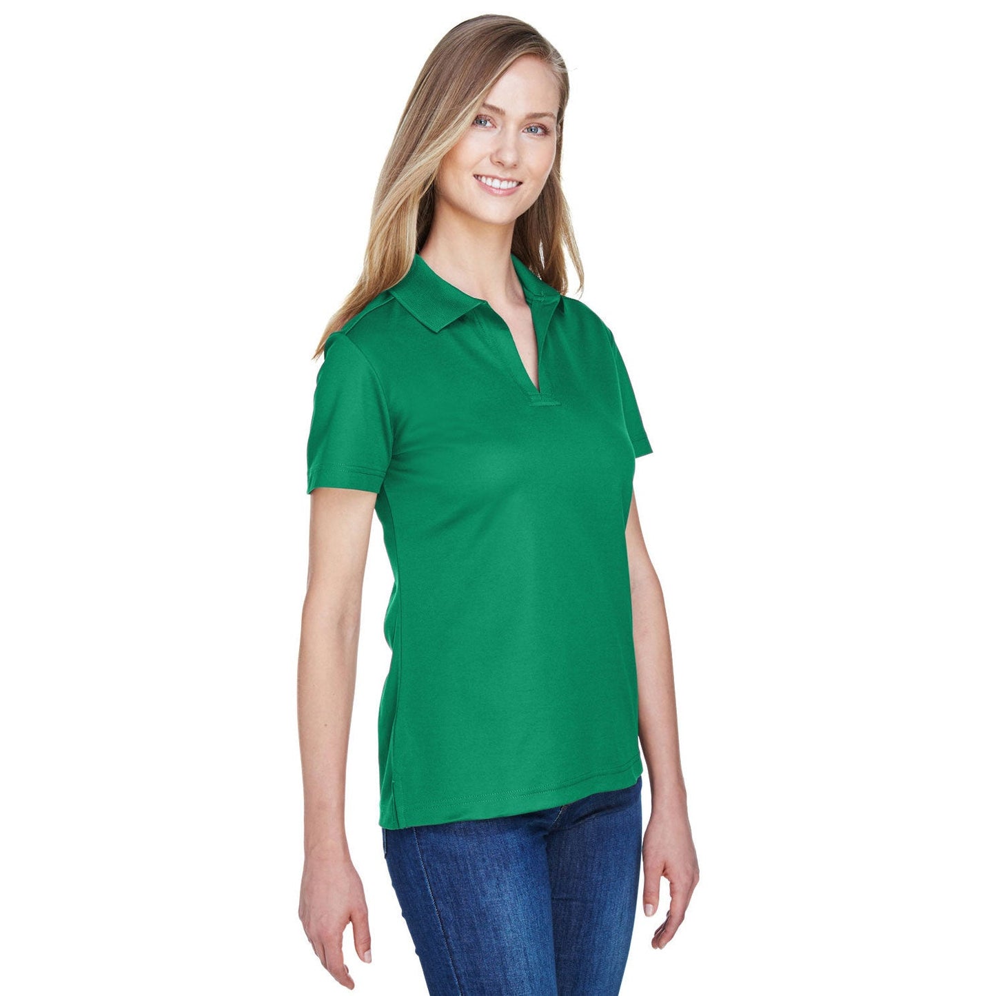 Black Polo Shirt - Devon & Jones - Performance Fabric