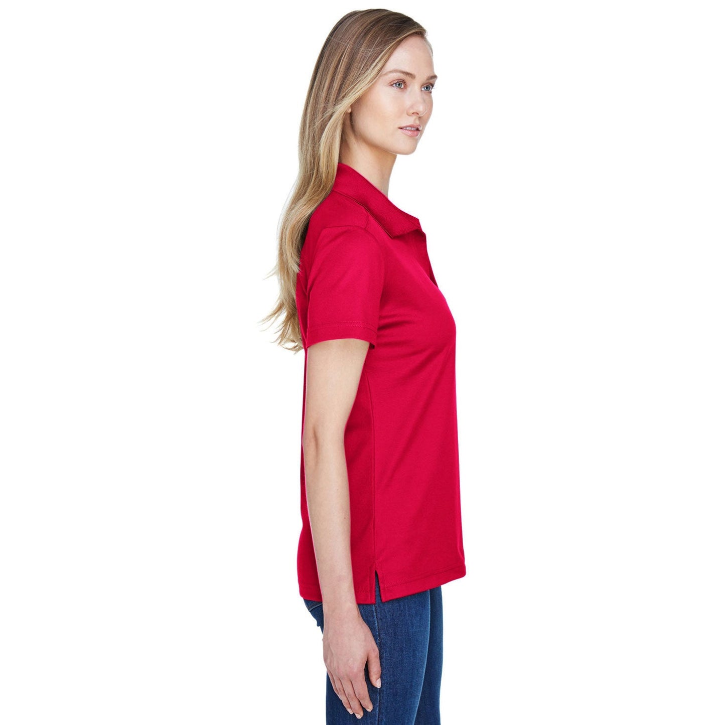 Black Polo Shirt - Devon & Jones - Performance Fabric