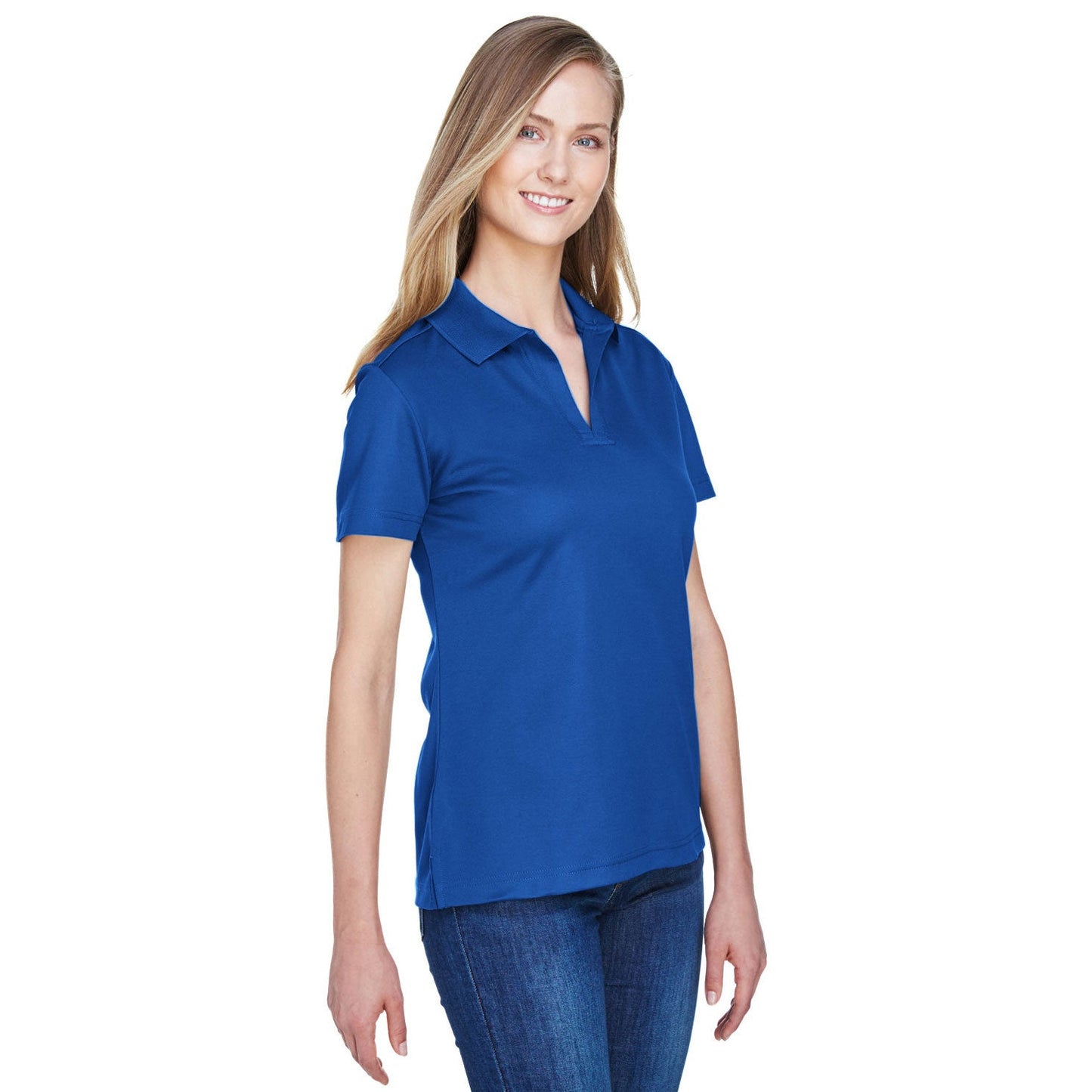 Black Polo Shirt - Devon & Jones - Performance Fabric