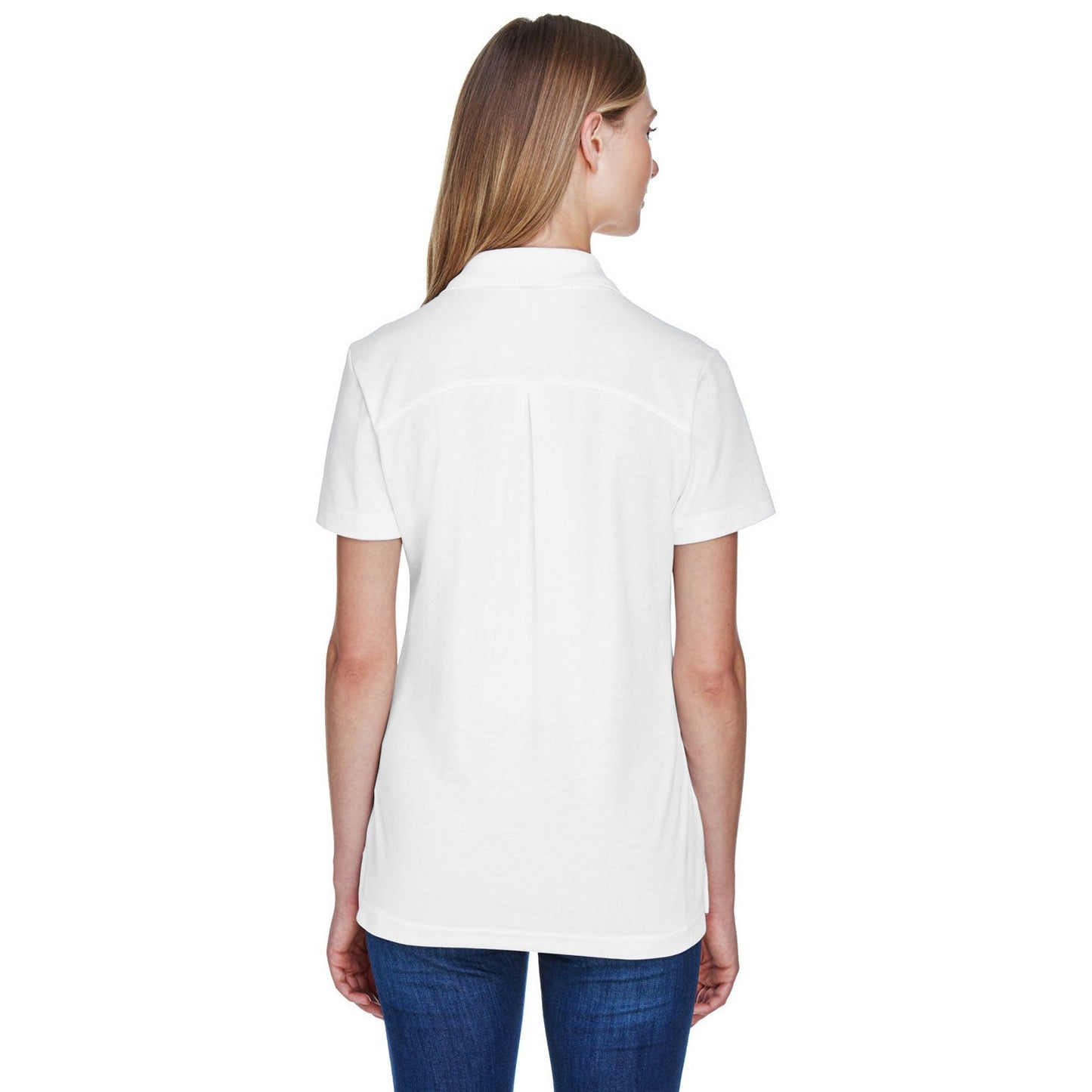 Black Polo Shirt - Devon & Jones - Performance Fabric