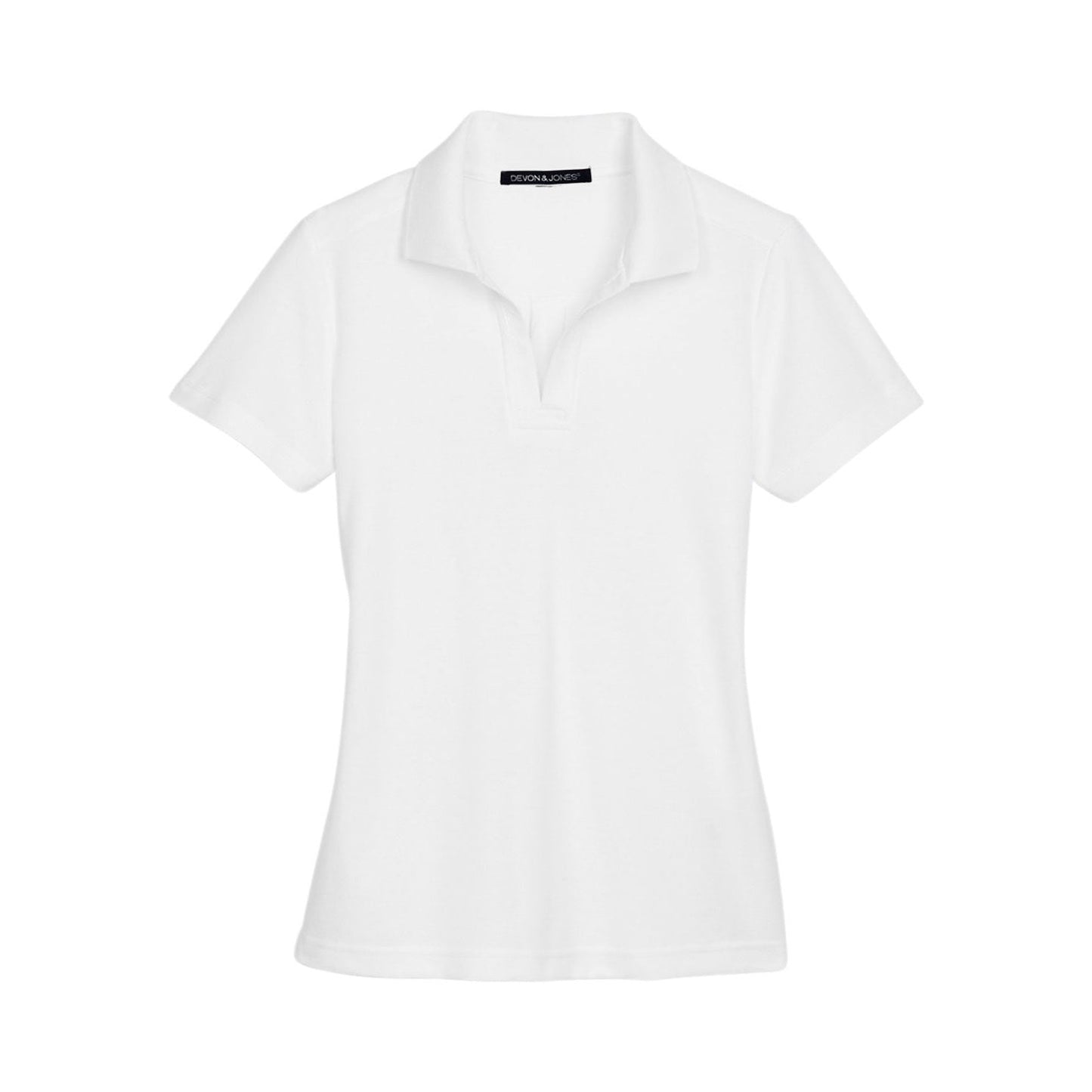 Black Polo Shirt - Devon & Jones - Performance Fabric
