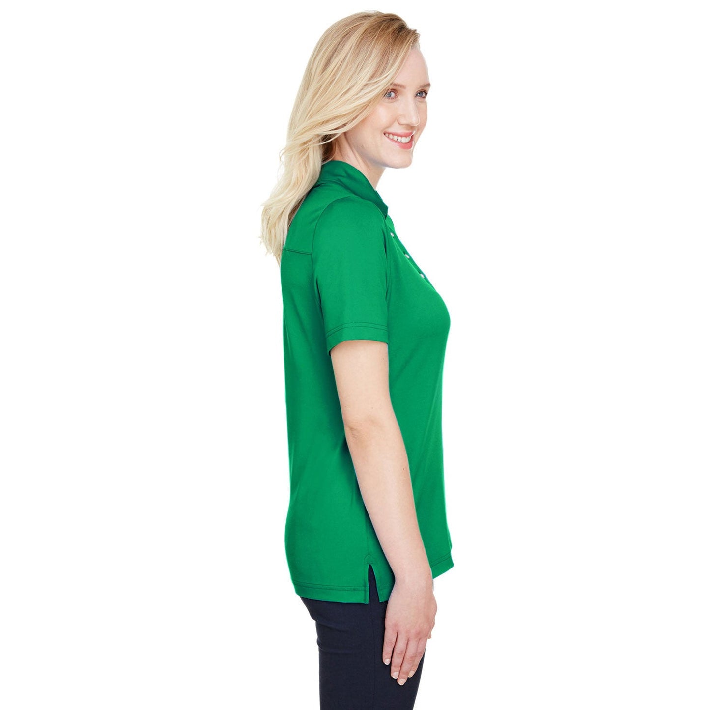 Black Polo Shirt - Devon & Jones - Performance Fabric