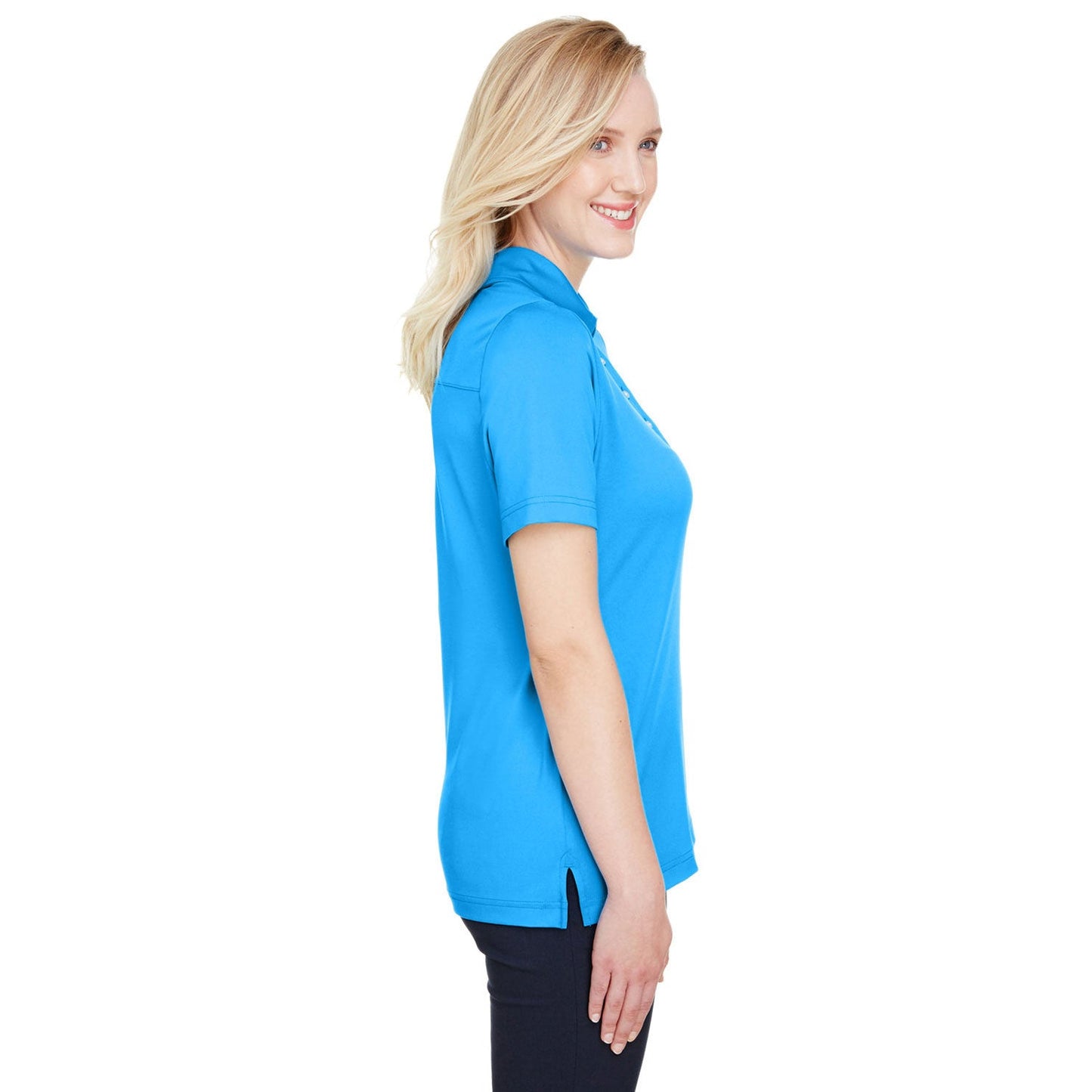 Black Polo Shirt - Devon & Jones - Performance Fabric