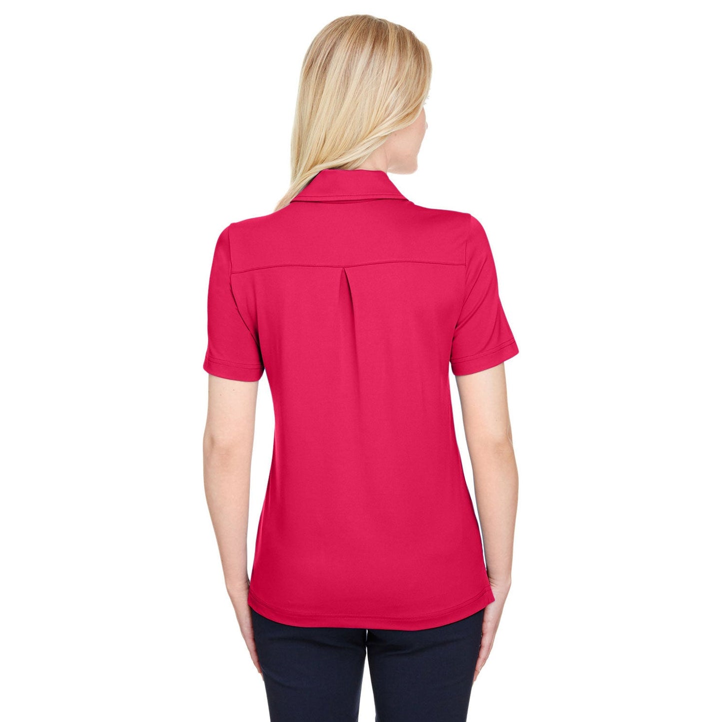 Black Polo Shirt - Devon & Jones - Performance Fabric