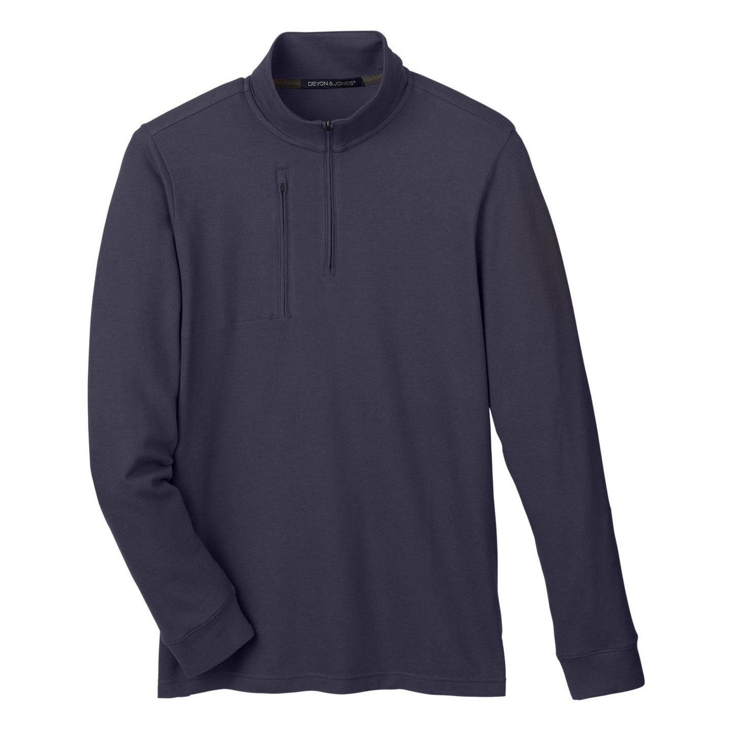 Black Sweatshirt - Devon & Jones - Moisture-Wicking
