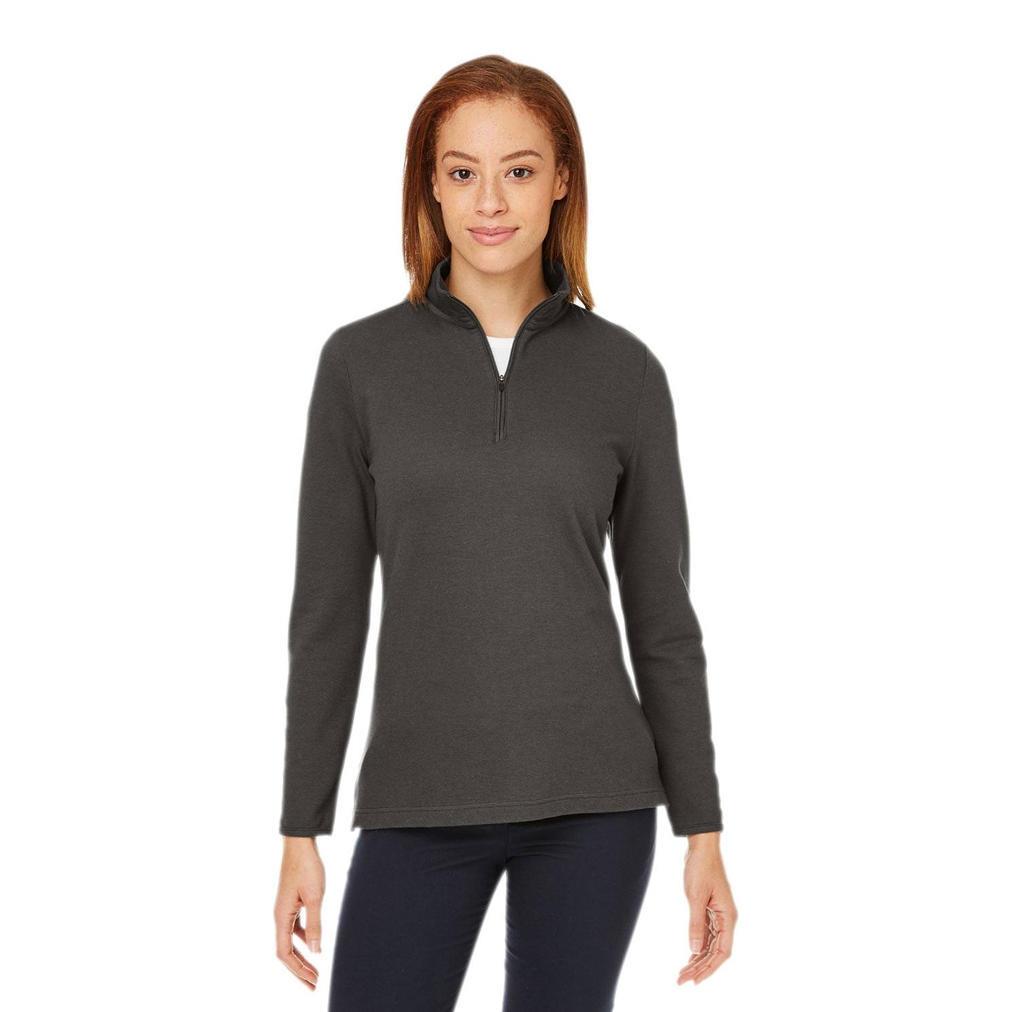 Black Sweatshirts - Devon & Jones - Performance Fabric