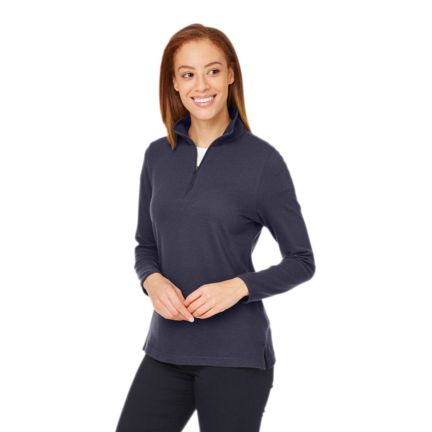 Black Sweatshirts - Devon & Jones - Performance Fabric