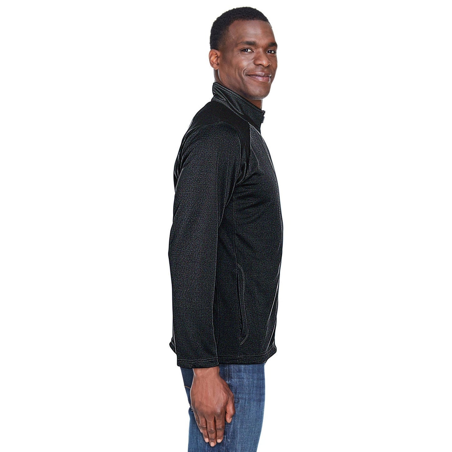 Black Sweatshirts - Devon & Jones - Stretch Tech-Shell