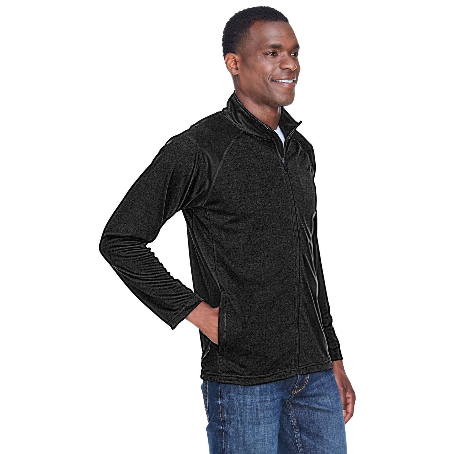 Black Sweatshirts - Devon & Jones - Stretch Tech-Shell