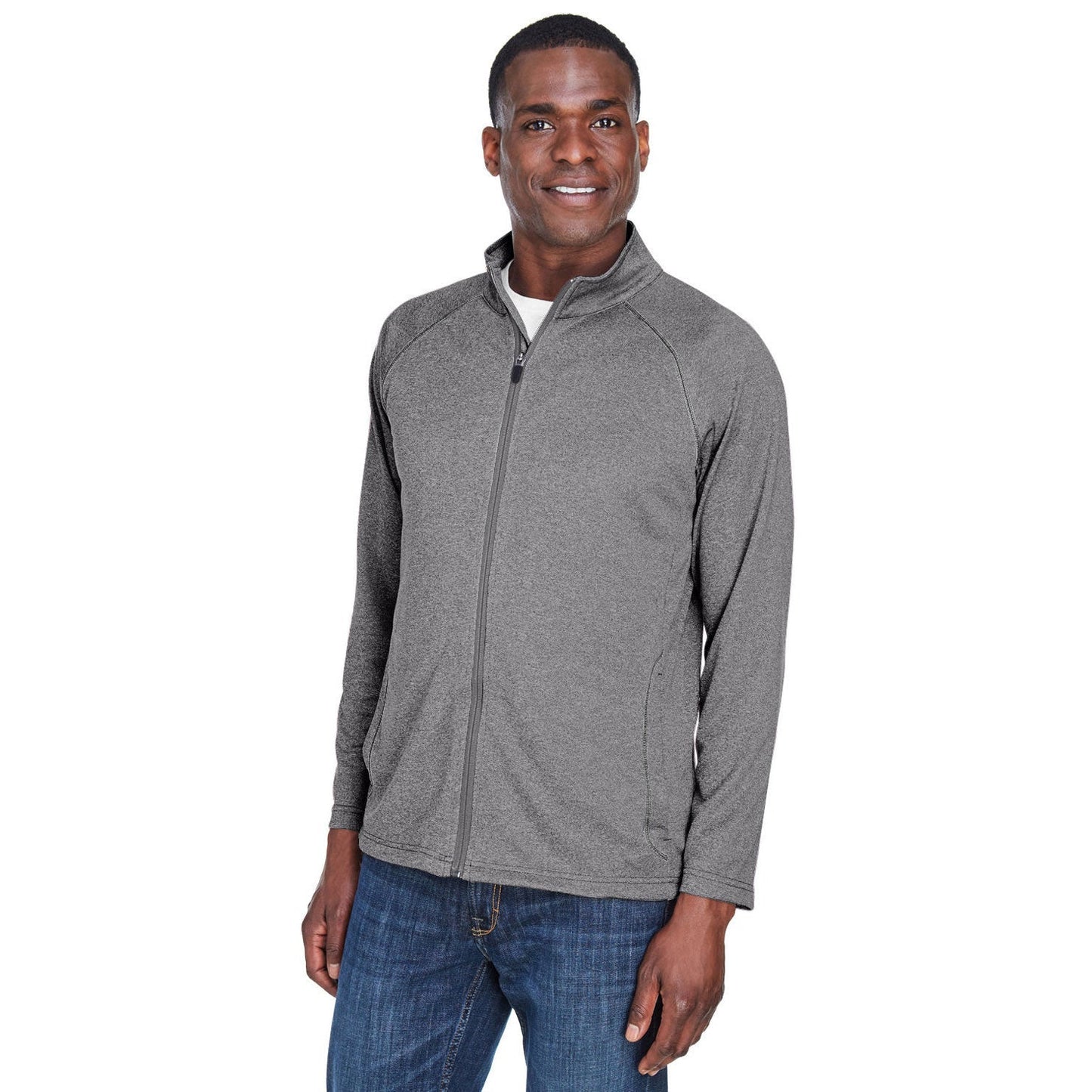 Black Sweatshirts - Devon & Jones - Stretch Tech-Shell