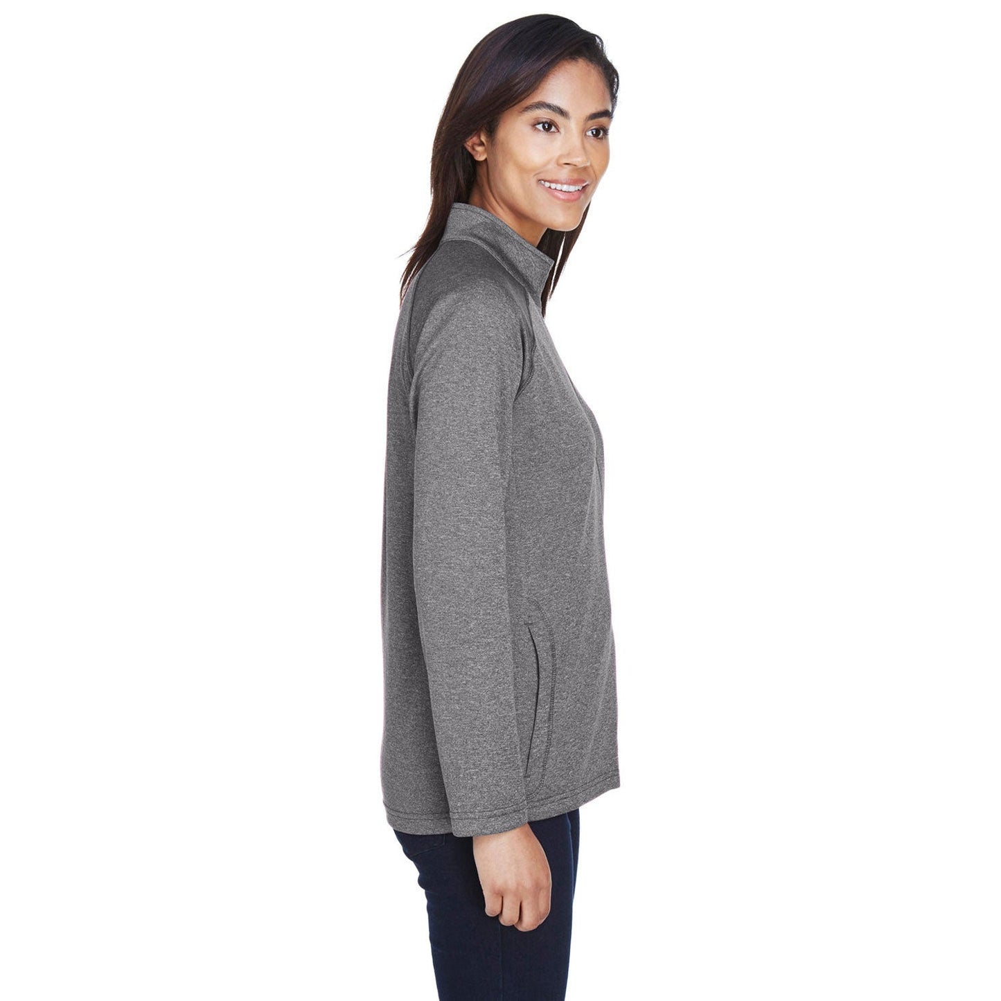 Black Sweatshirts - Devon & Jones - Stretch Tech-Shell