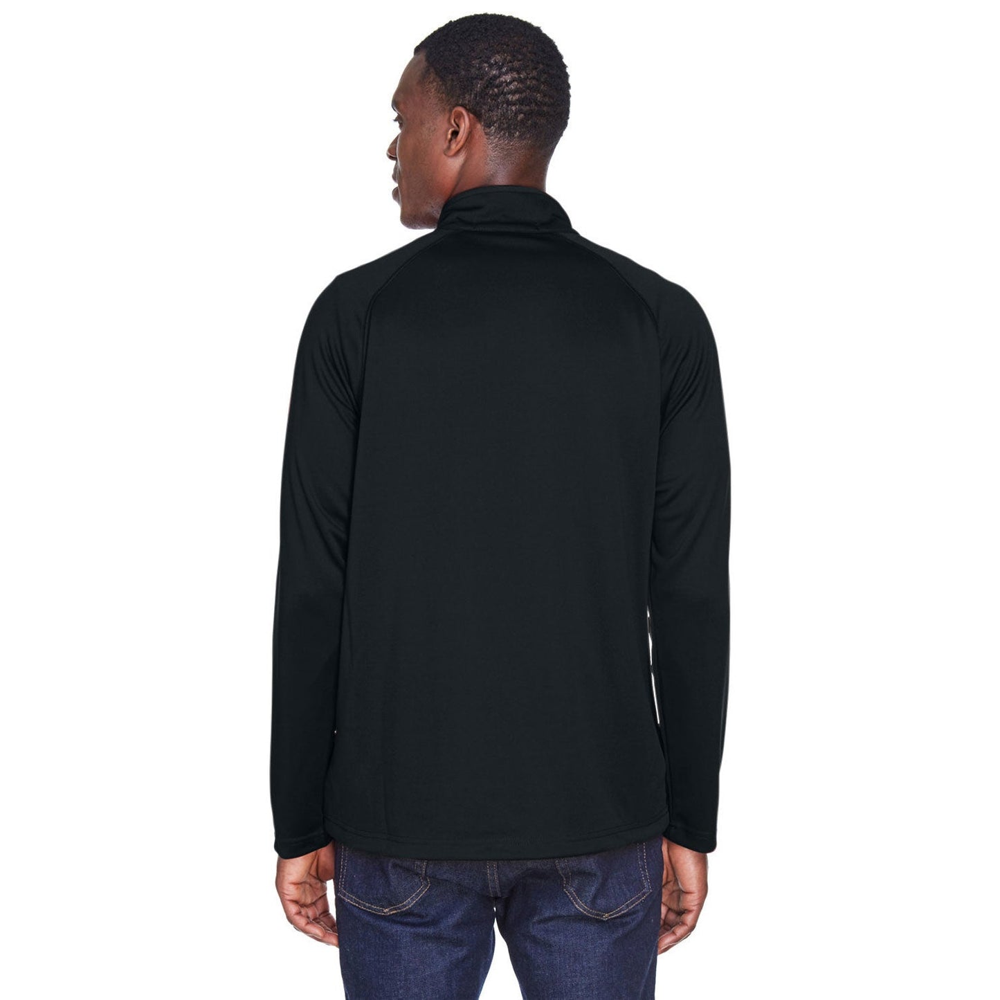 Black Sweatshirts - Devon & Jones - Stretch Fabric